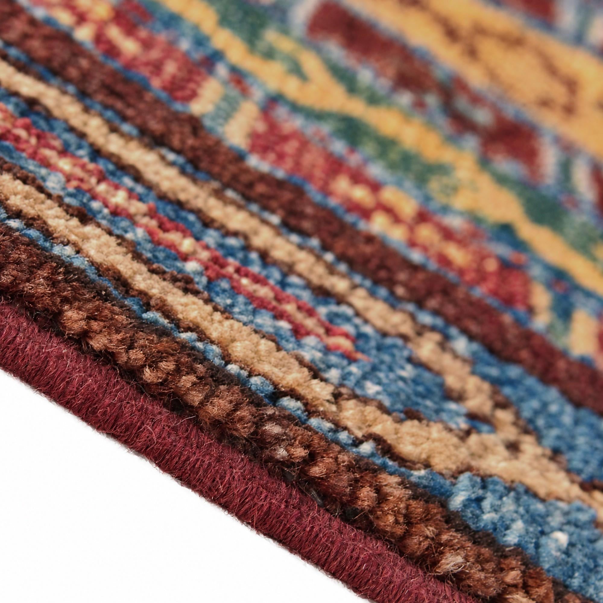40cm x 60cm Hand Knotted Ziegler Rug