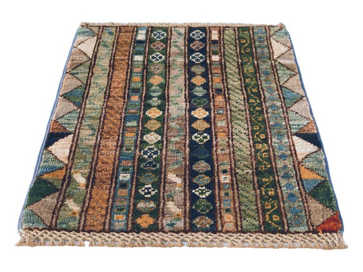 Detailansicht von 40cm x 60cm Handgeknüpft Ziegler Teppich