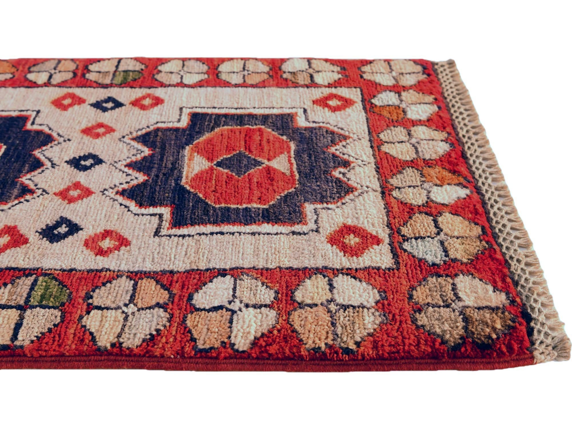 40cm x 60cm Hand Knotted Ziegler Rug