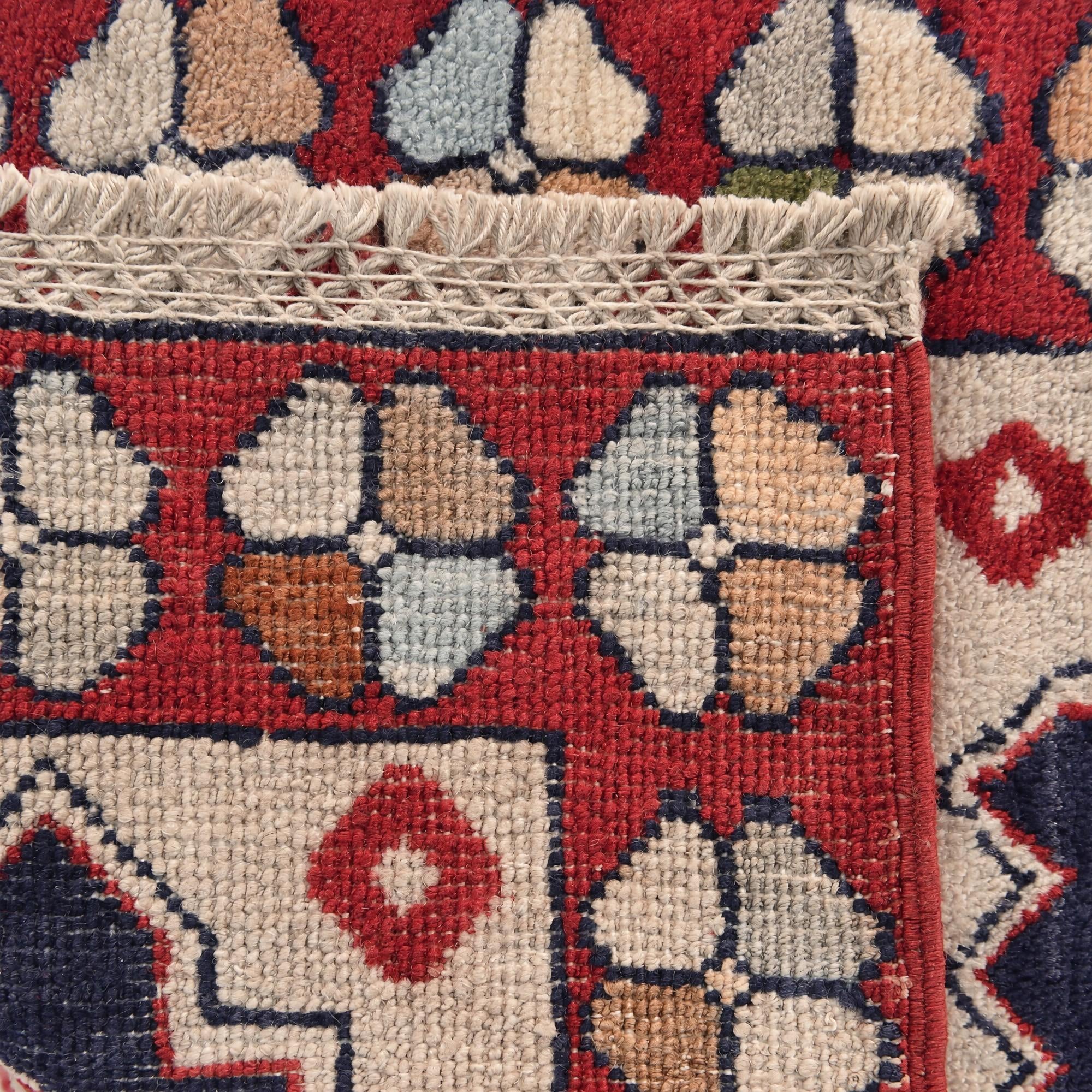 40cm x 60cm Hand Knotted Ziegler Rug