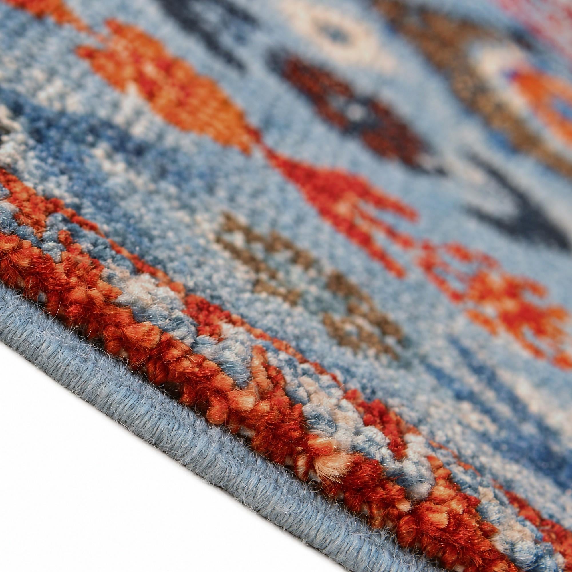 40cm x 60cm Hand Knotted Ziegler Rug