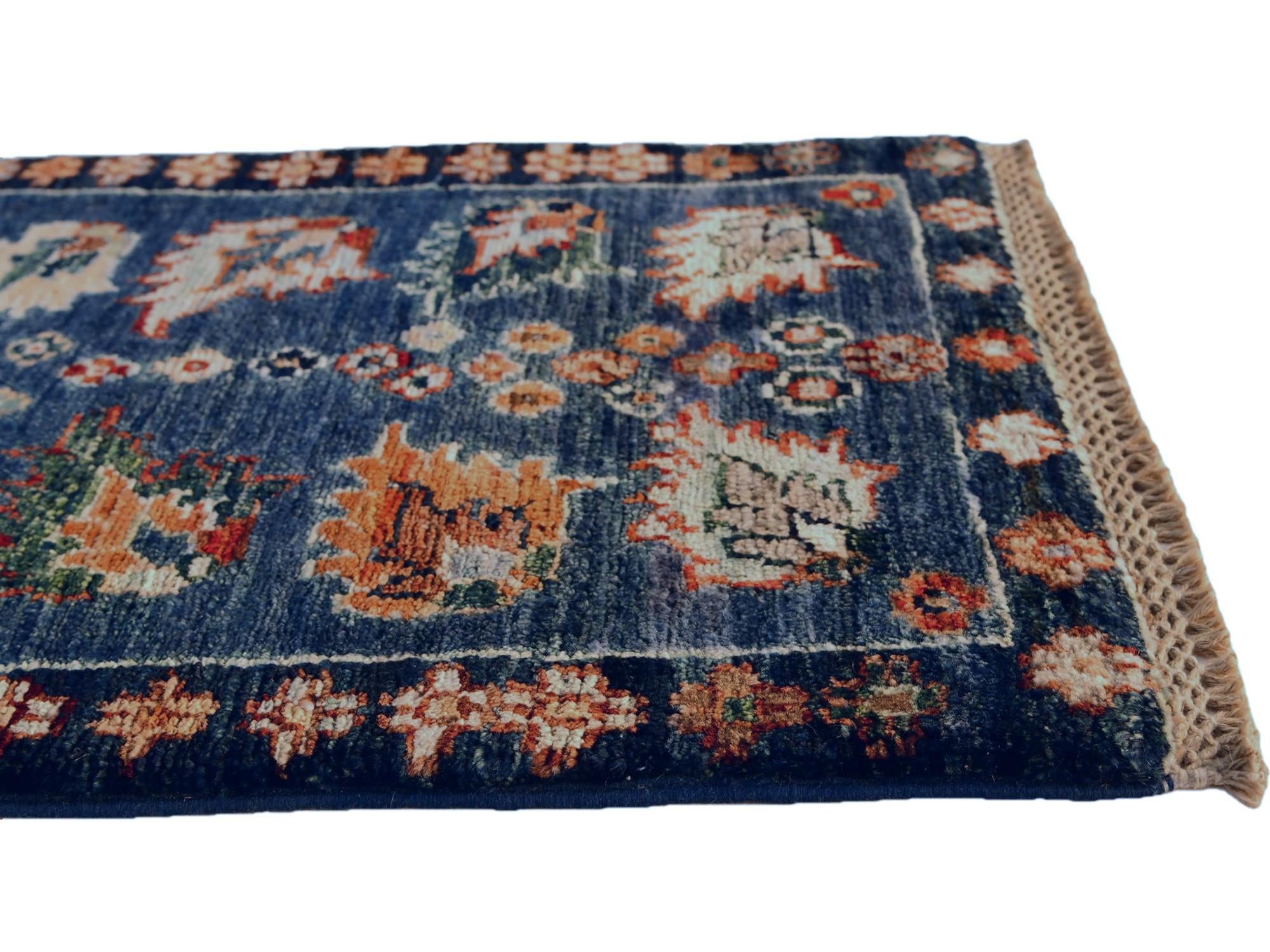 40cm x 60cm Hand Knotted Ziegler Rug