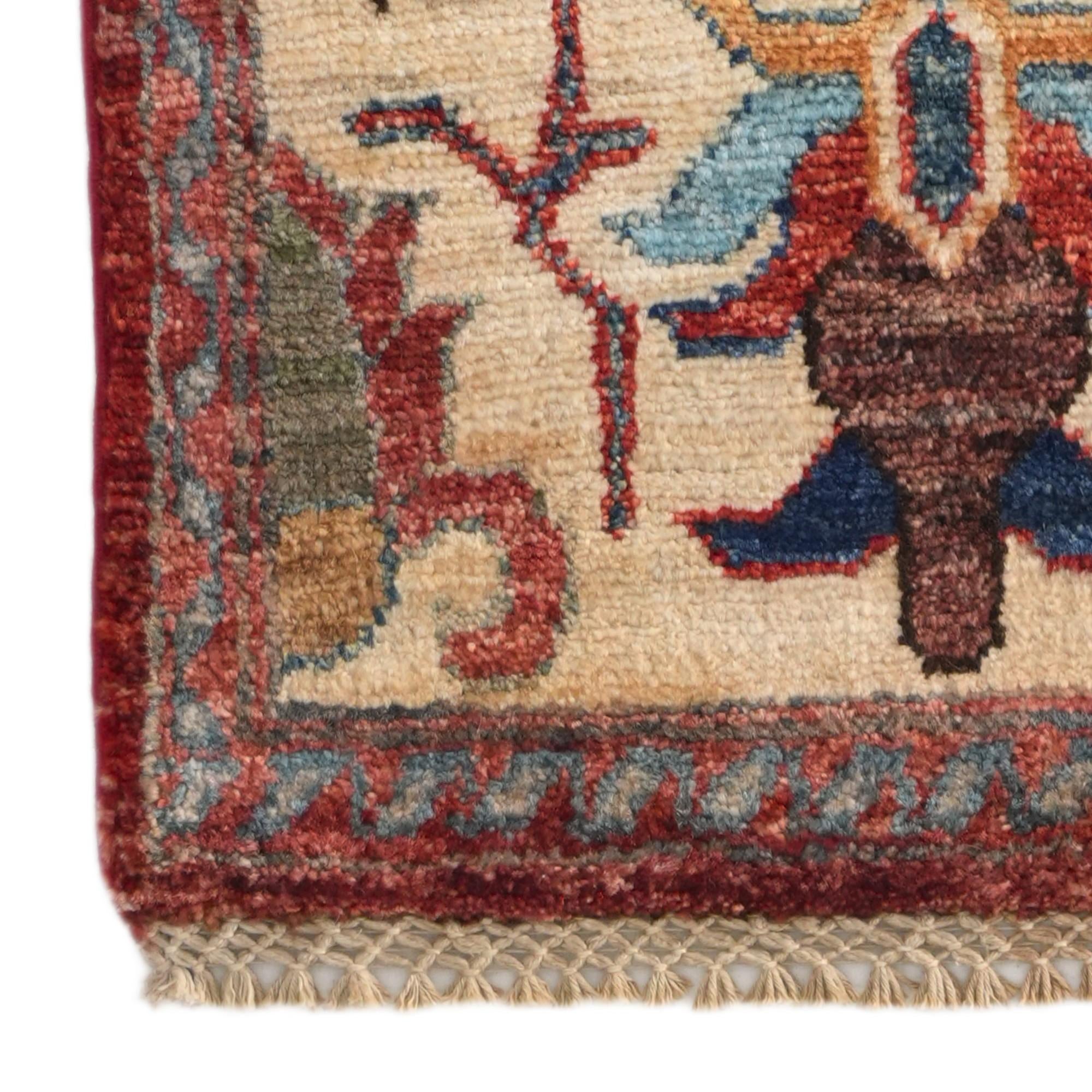 40cm x 60cm Hand Knotted Ziegler Rug