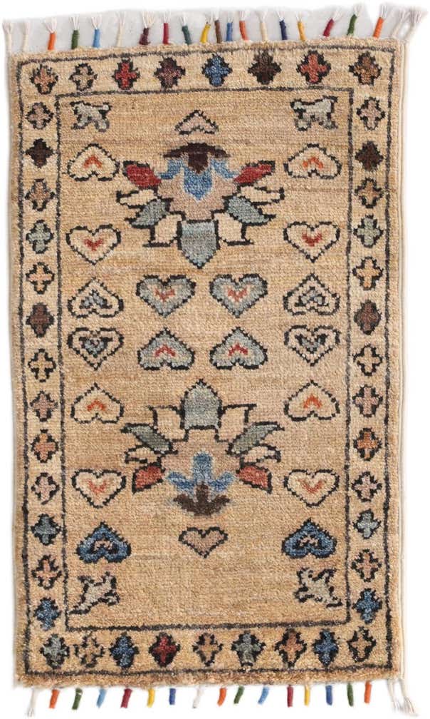 35cm x 60cm Handgeknüpft Ziegler Teppich