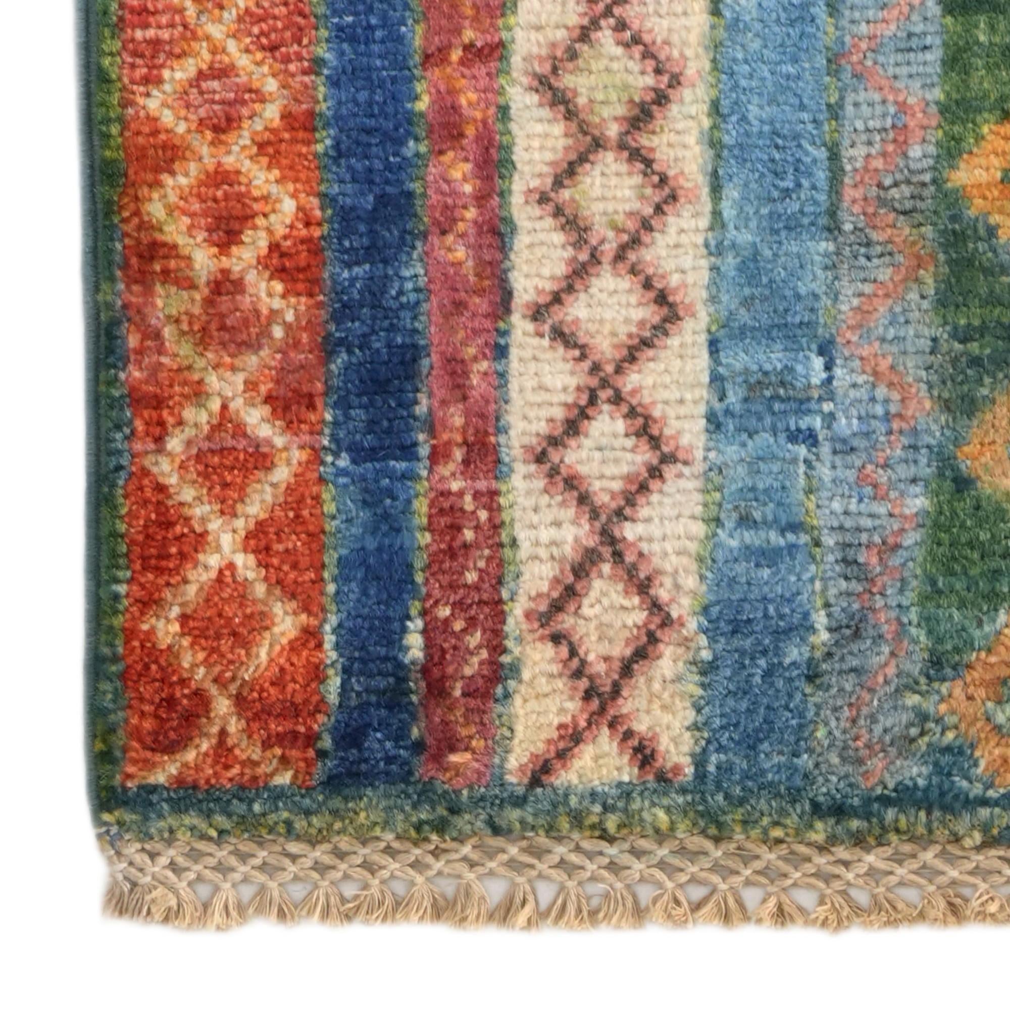 40cm x 60cm Hand Knotted Ziegler Rug