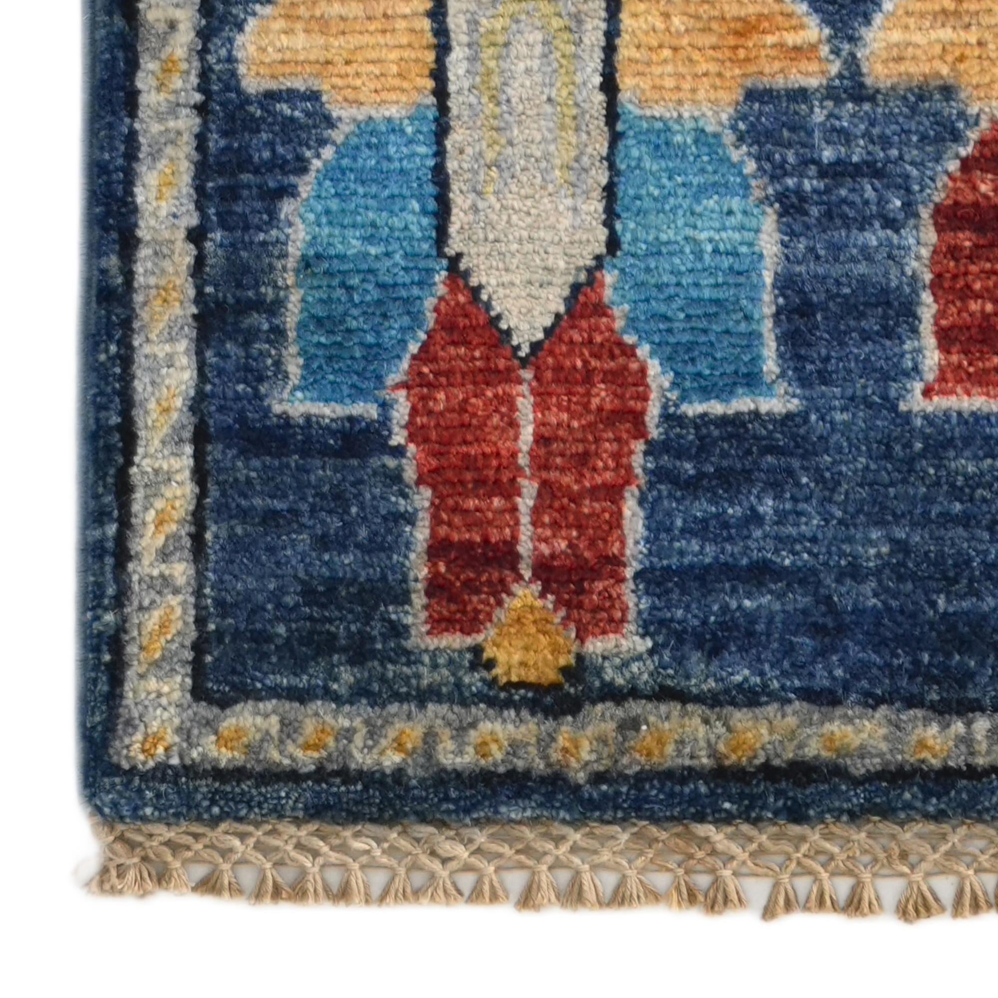 40cm x 60cm Hand Knotted Ziegler Rug