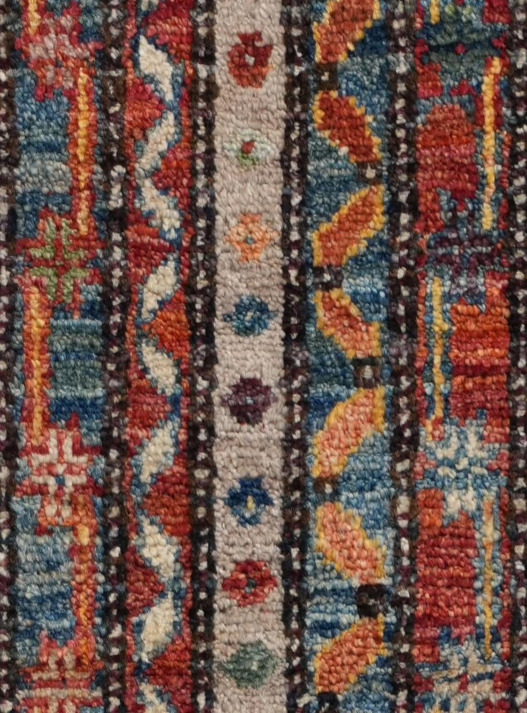 1' 4 x 2' Hand Knotted Ziegler Rug