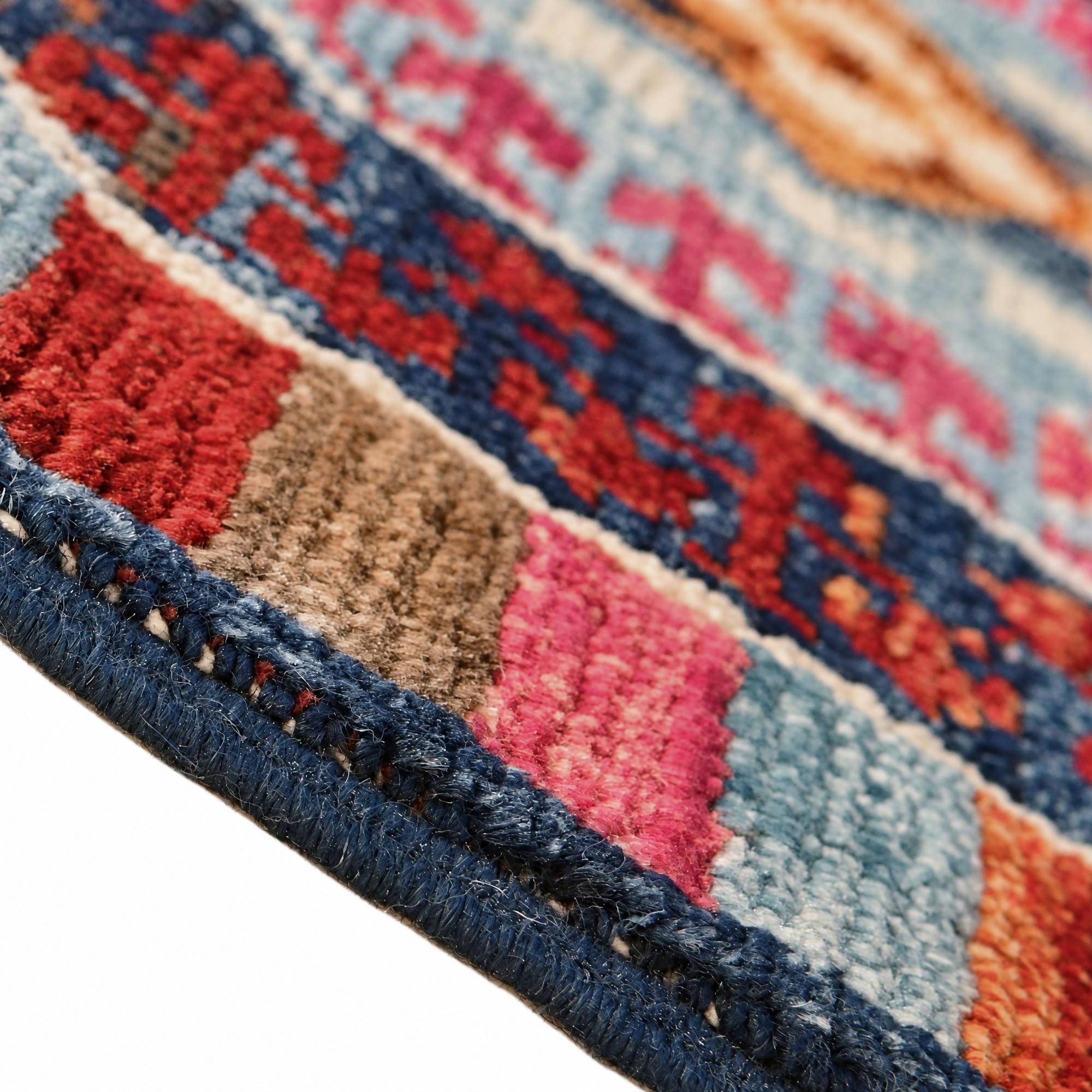 Detail image 7 of 11: 1' 4 x 2' Hand Knotted Ziegler Rug