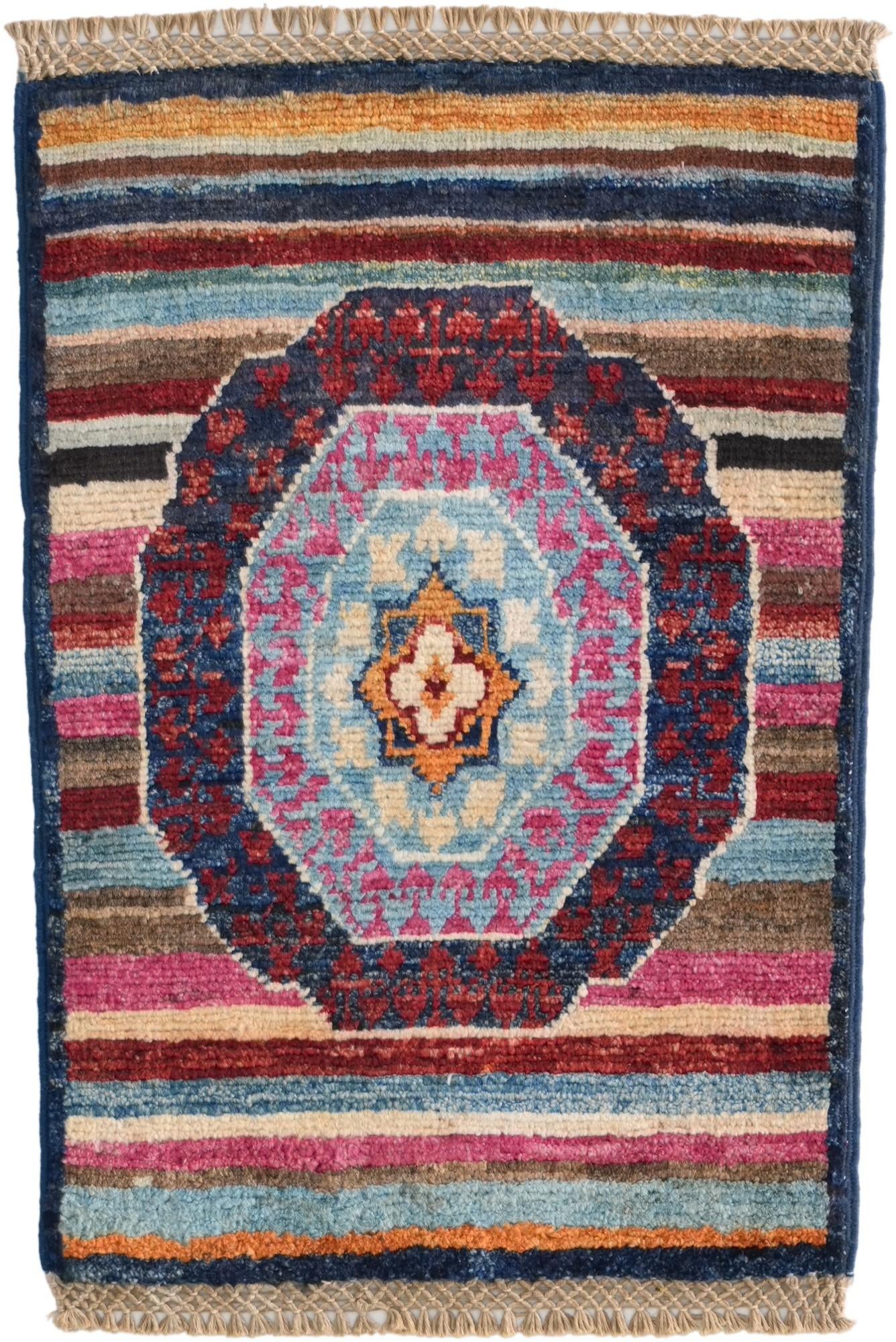 Detail image 2 of 11: 1' 4 x 2' Hand Knotted Ziegler Rug
