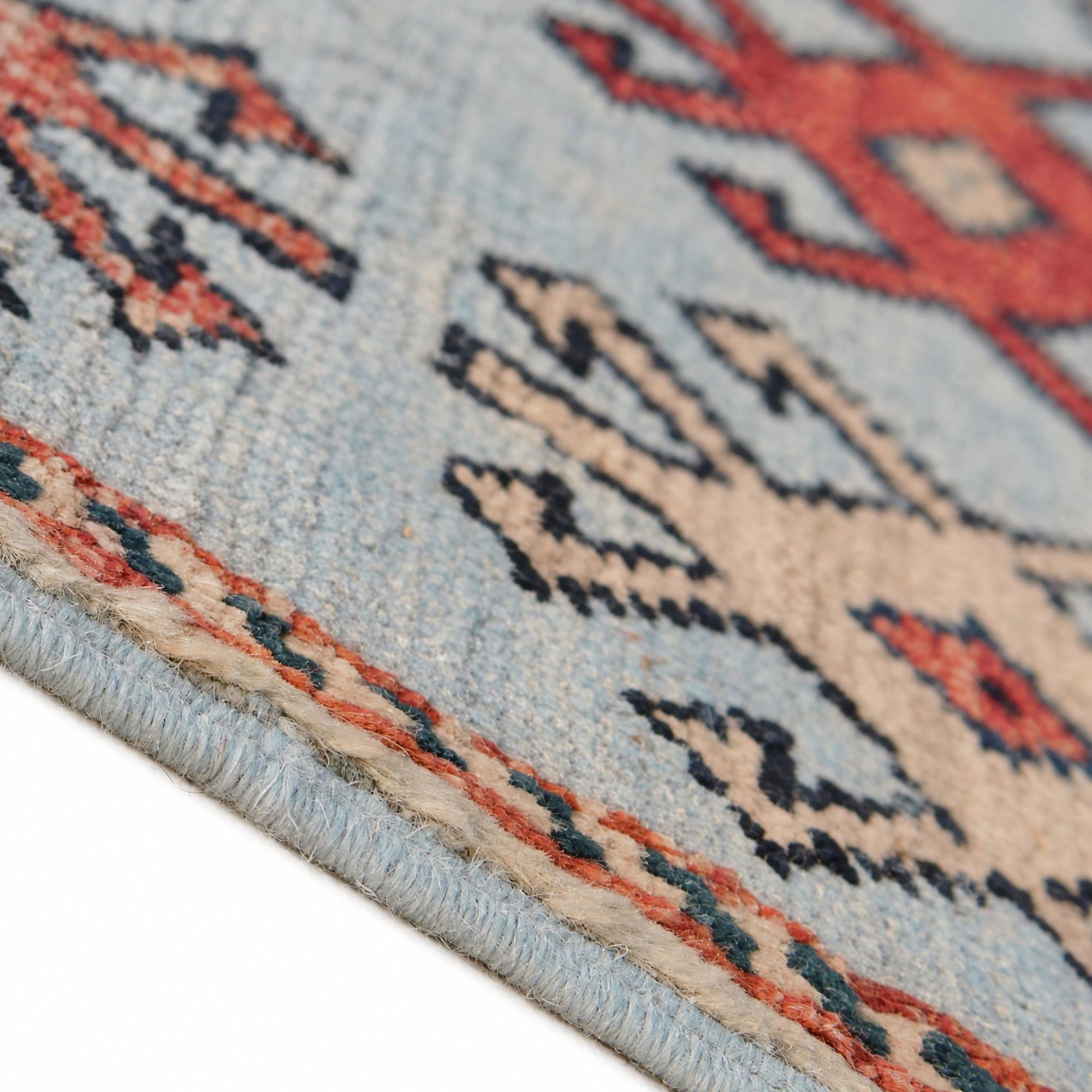 40cm x 60cm Hand Knotted Ziegler Rug