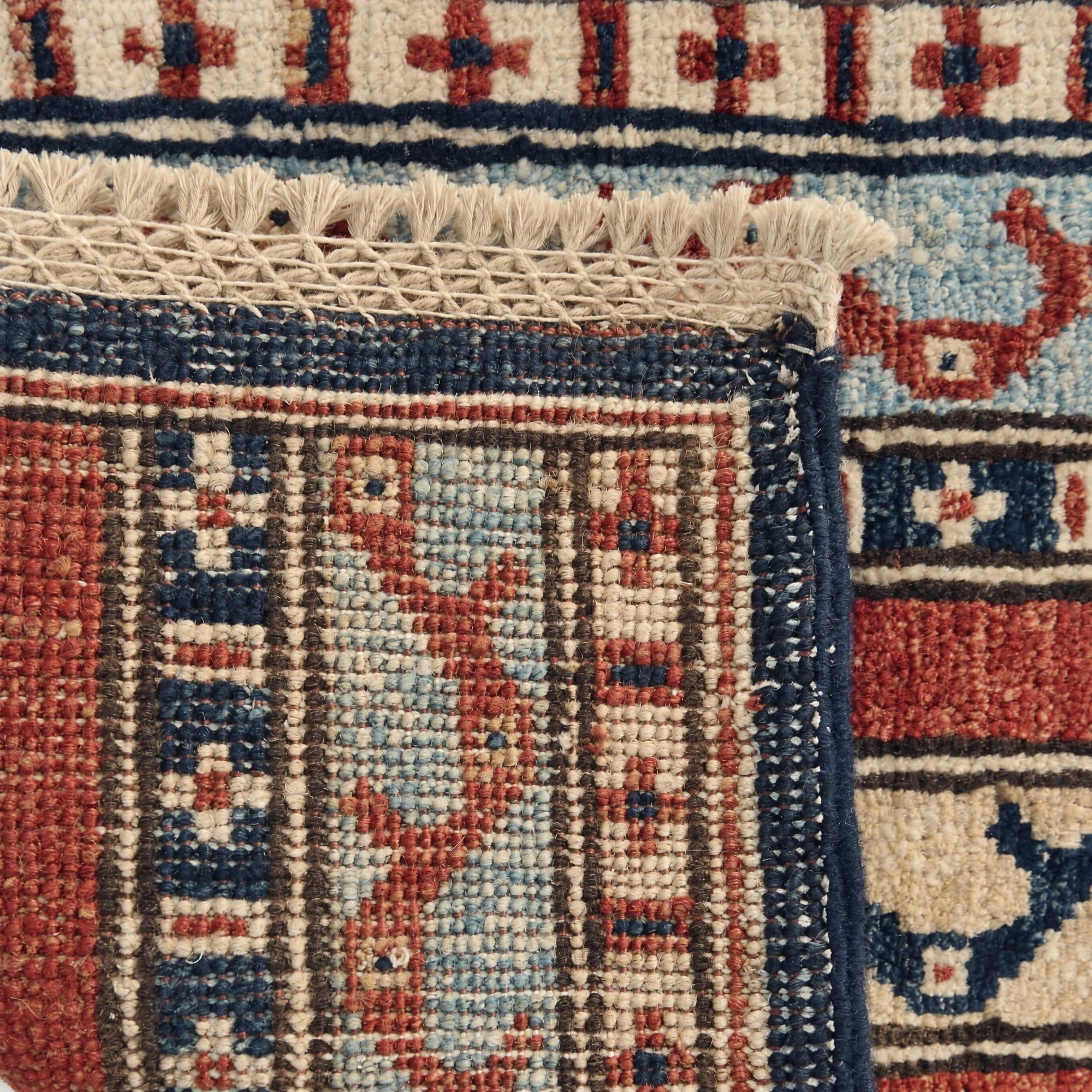 40cm x 60cm Hand Knotted Ziegler Rug