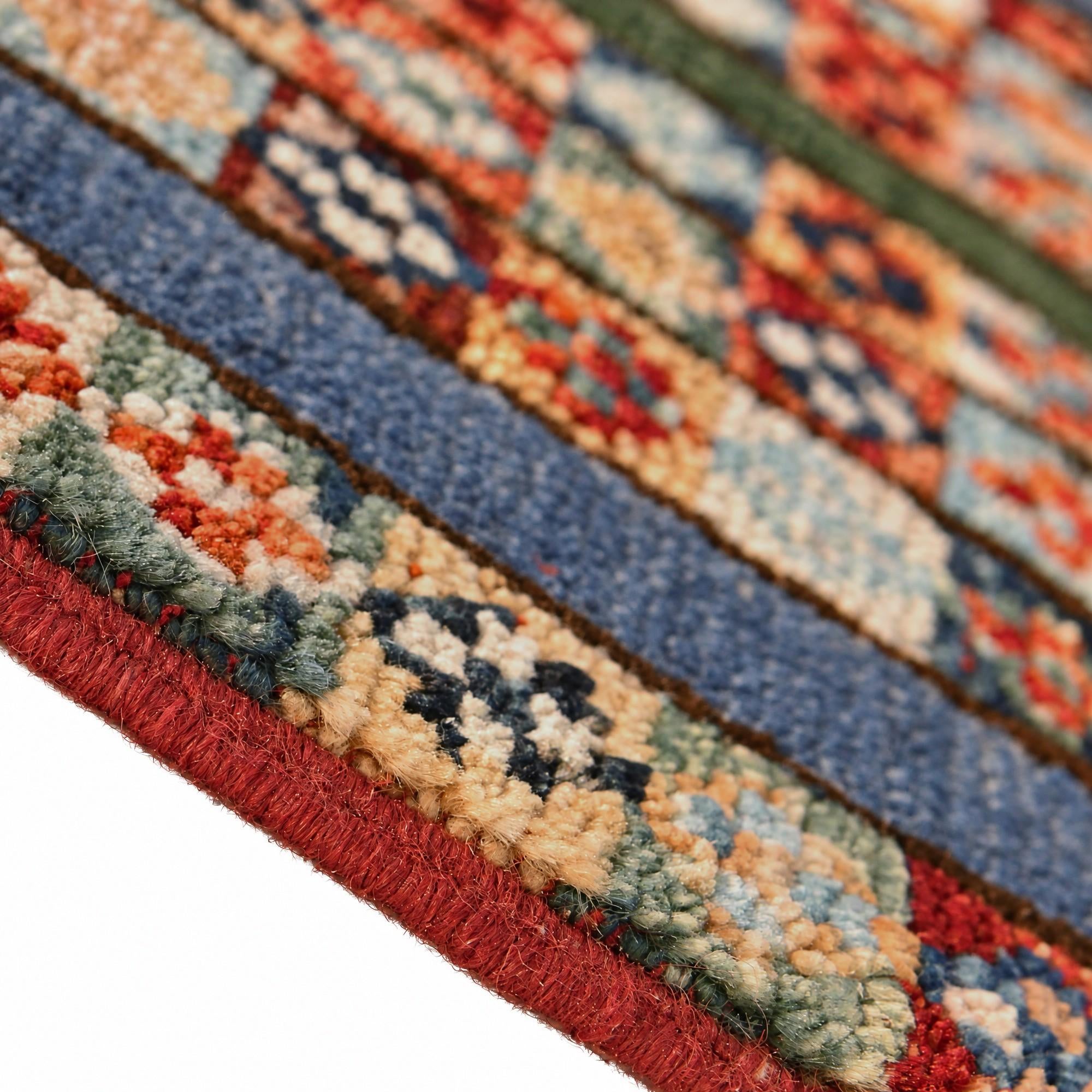 40cm x 60cm Hand Knotted Ziegler Rug