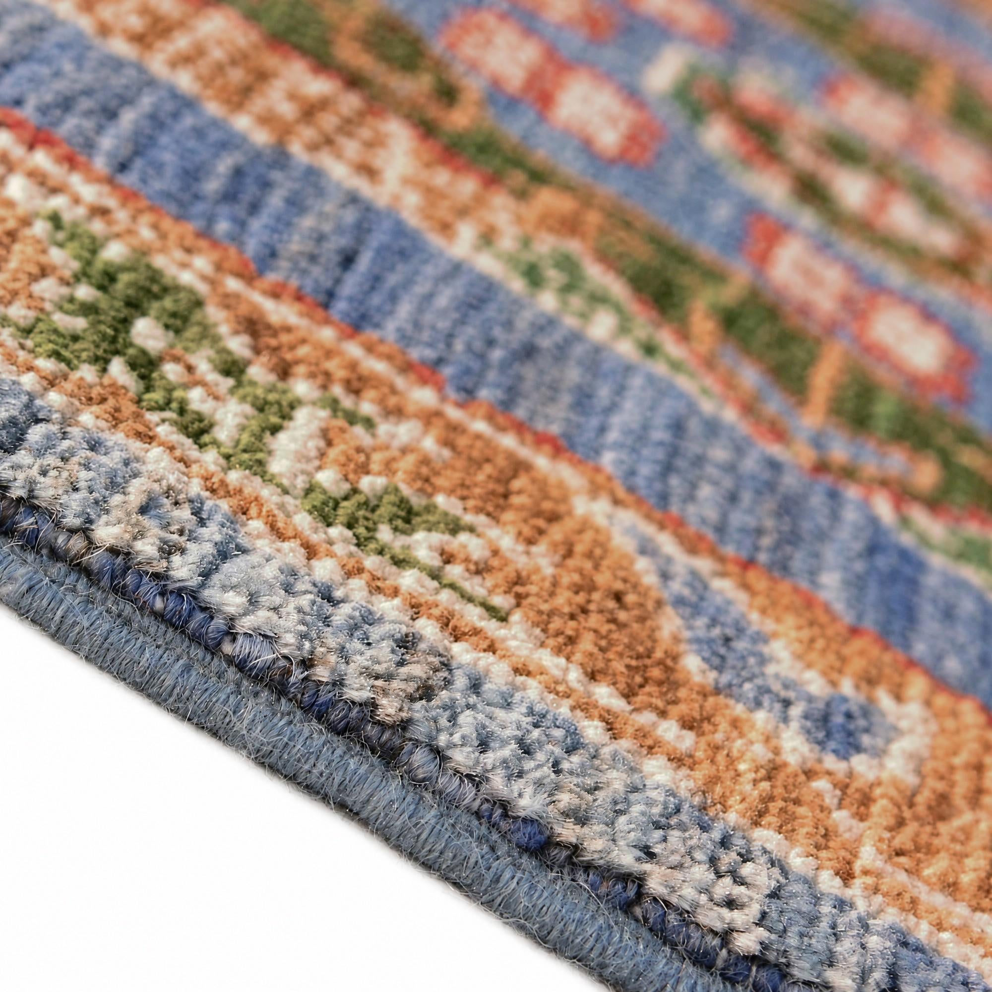 40cm x 60cm Hand Knotted Ziegler Rug
