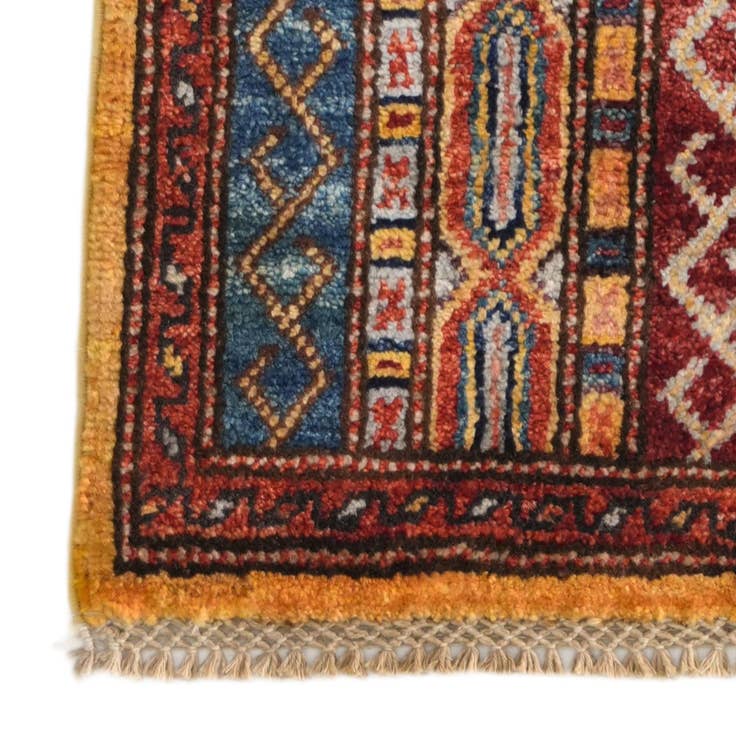 Detailansicht von 40cm x 60cm Handgeknüpft Ziegler Teppich