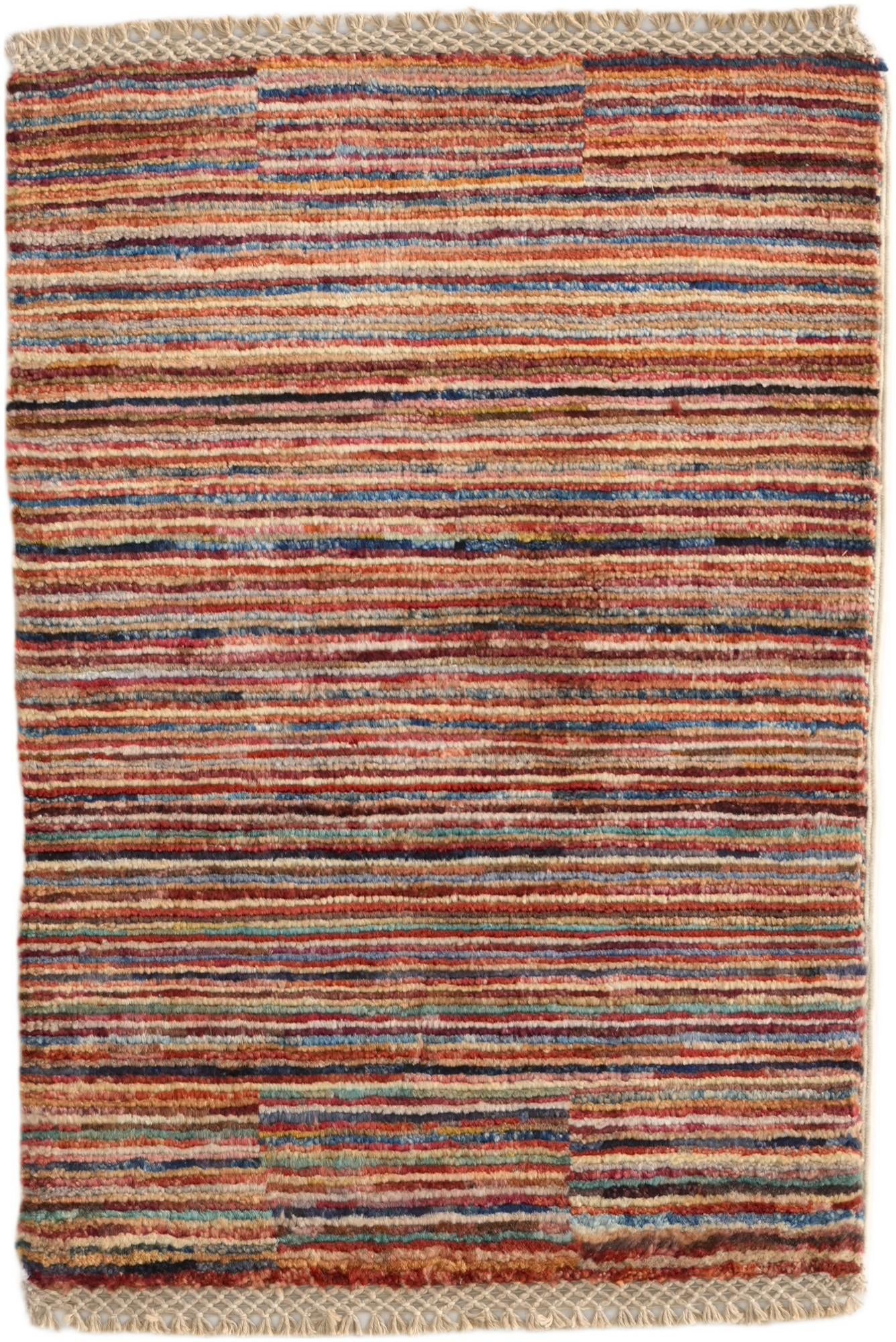 1' 4 x 2' Hand Knotted Ziegler Rug