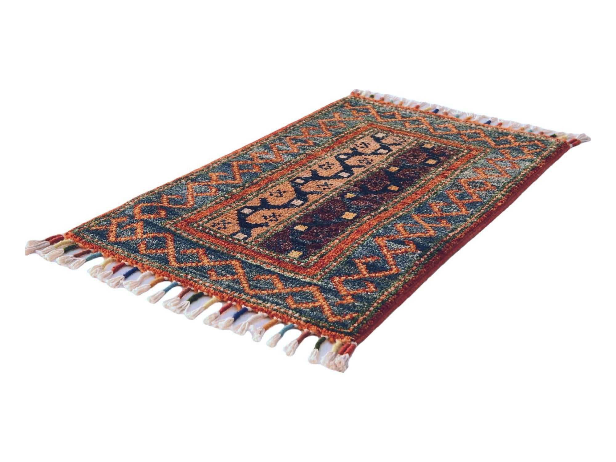 40cm x 60cm Hand Knotted Ziegler Rug