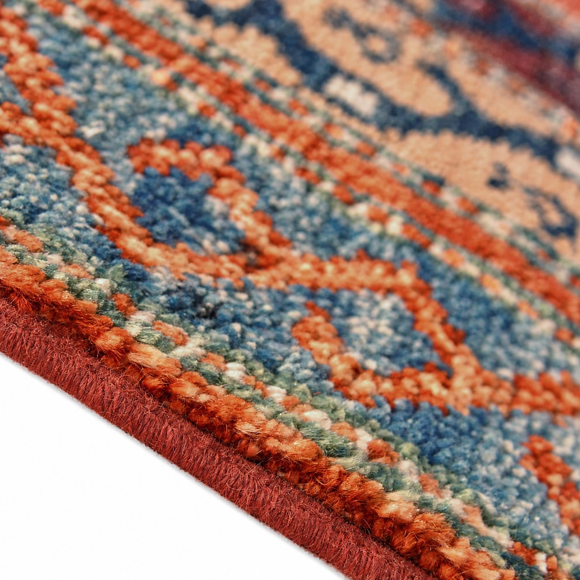 1' 4 x 2' Hand Knotted Ziegler Rug