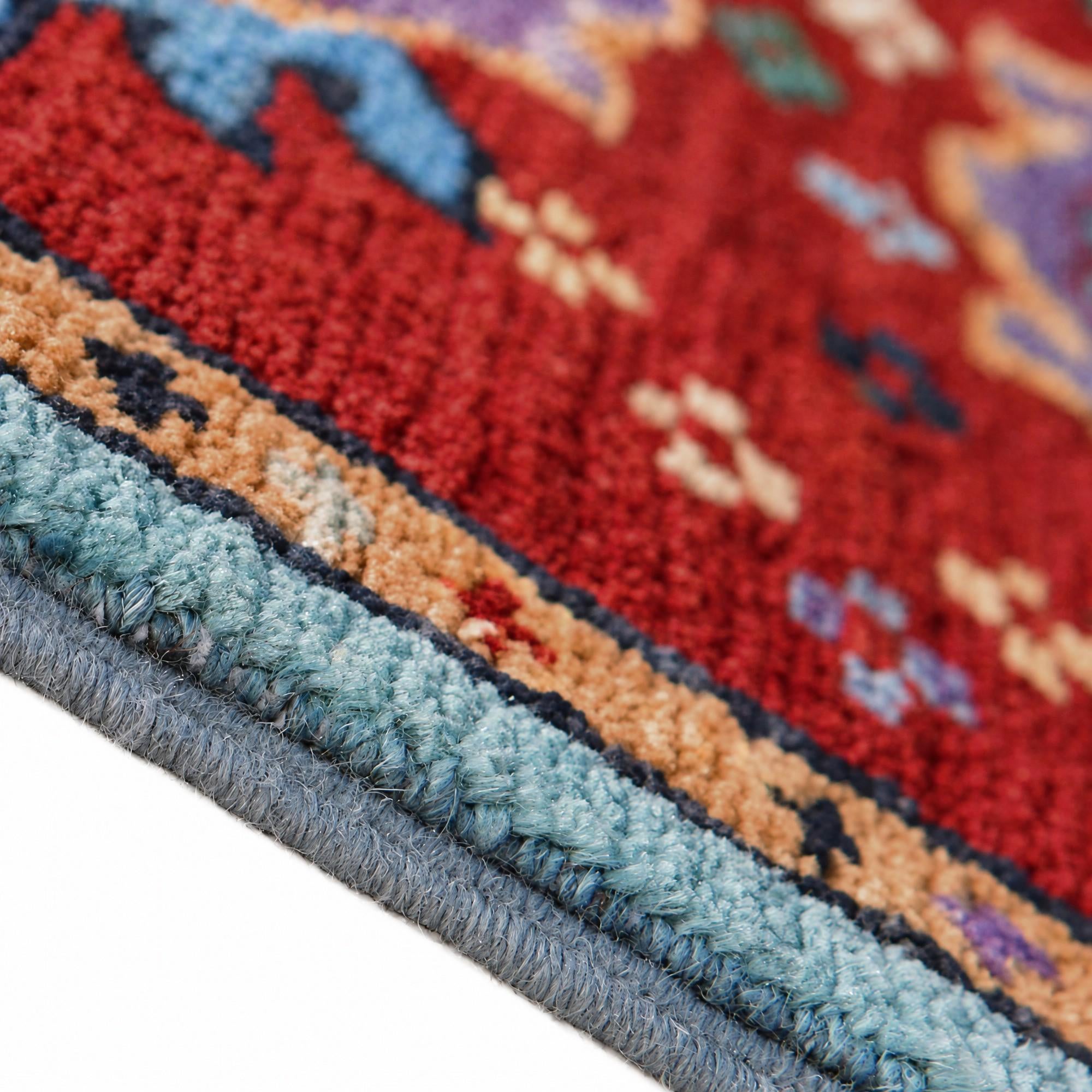 40cm x 60cm Hand Knotted Ziegler Rug