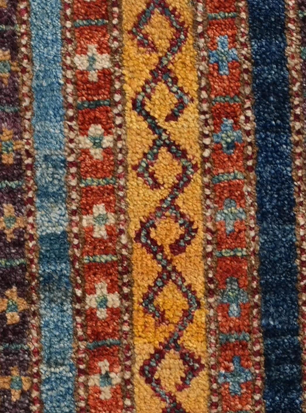 1' 4 x 2' Hand Knotted Ziegler Rug