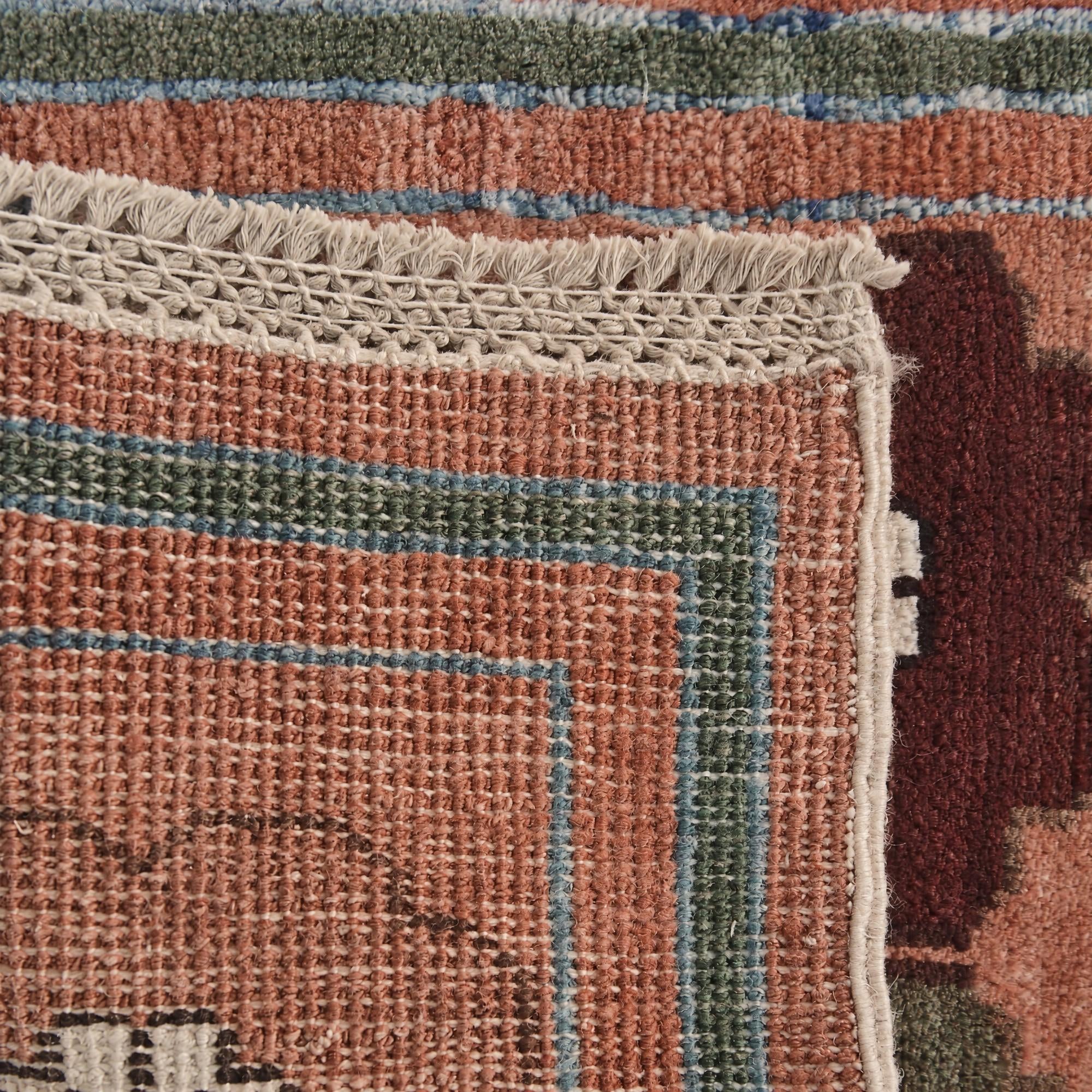 40cm x 60cm Hand Knotted Ziegler Rug