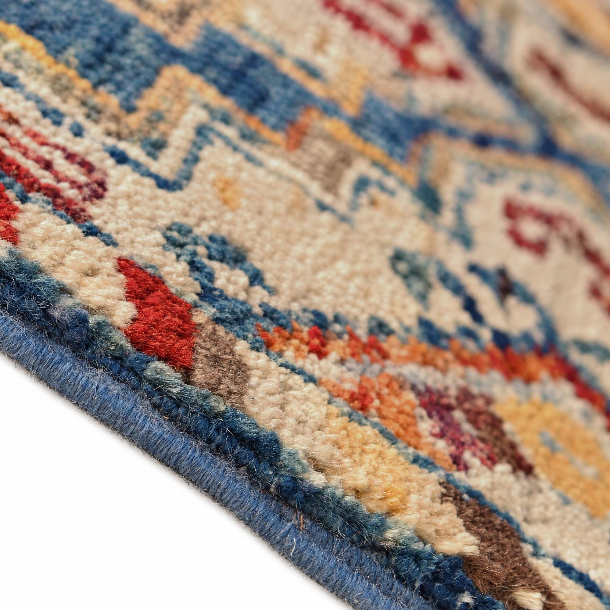40cm x 60cm Hand Knotted Ziegler Rug