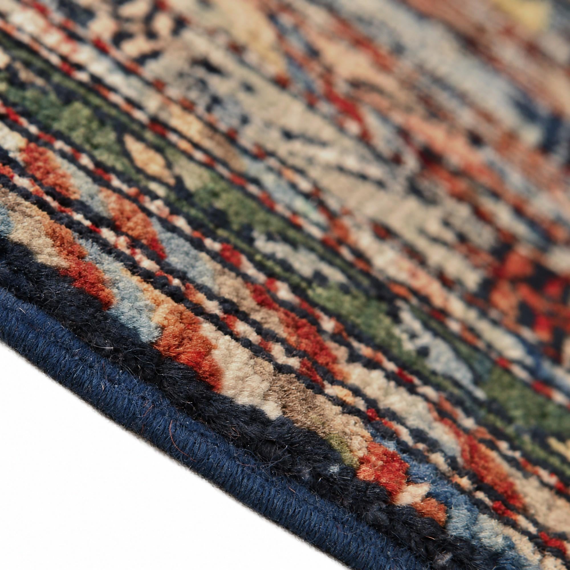 Detail image 7 of 10: 1' 4 x 2' Hand Knotted Ziegler Rug