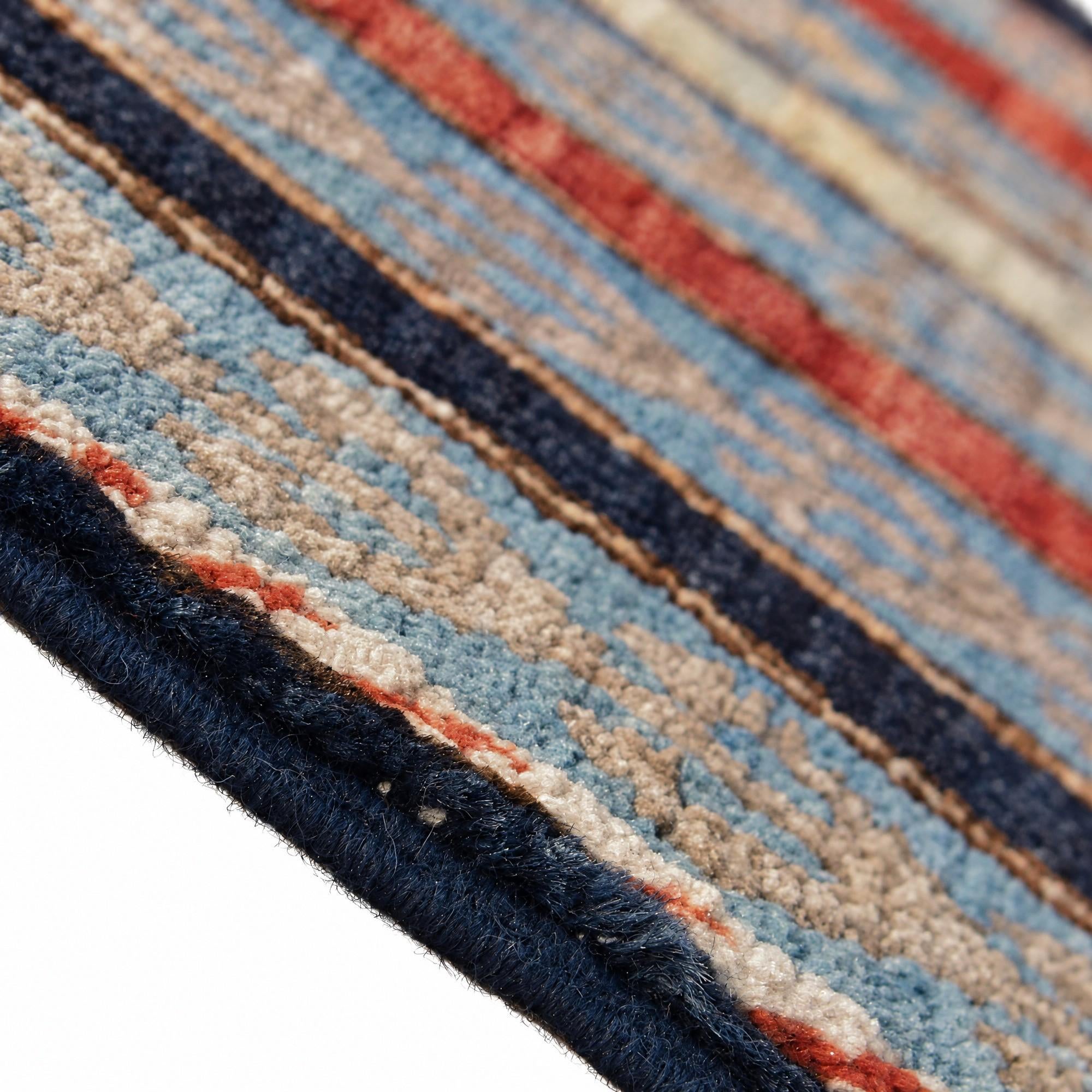 40cm x 60cm Hand Knotted Ziegler Rug