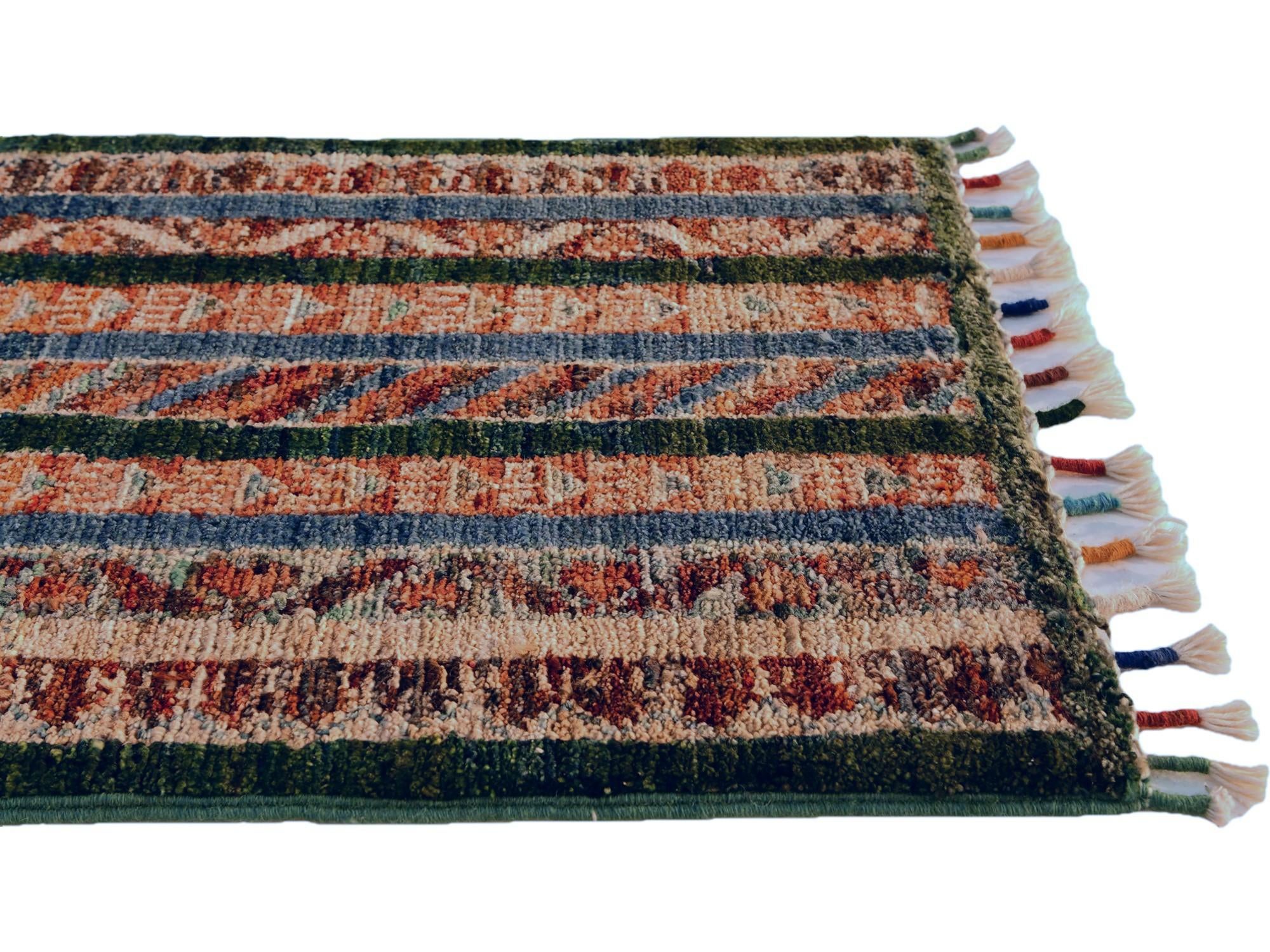 40cm x 60cm Hand Knotted Ziegler Rug