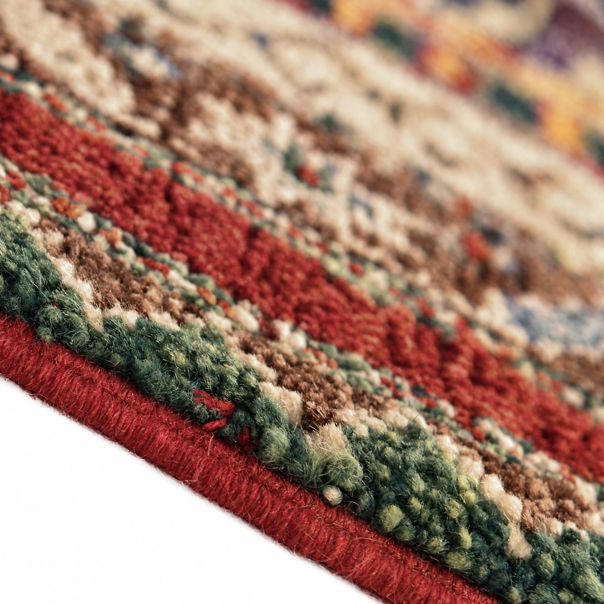 40cm x 60cm Hand Knotted Ziegler Rug