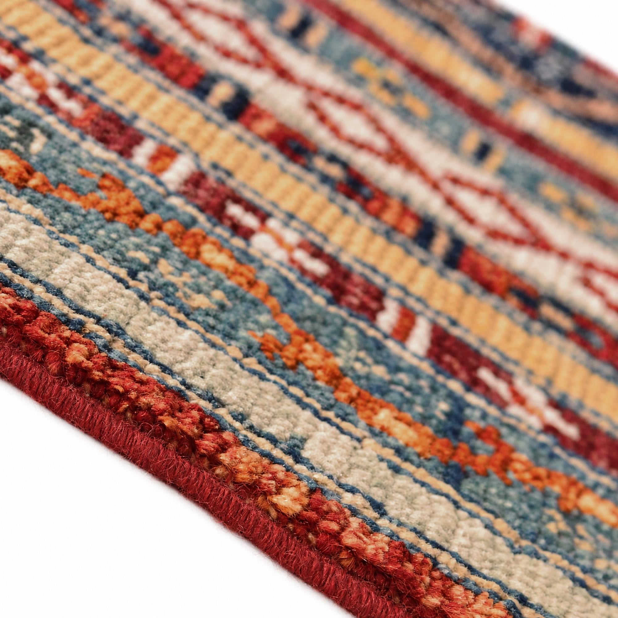 40cm x 60cm Hand Knotted Ziegler Rug