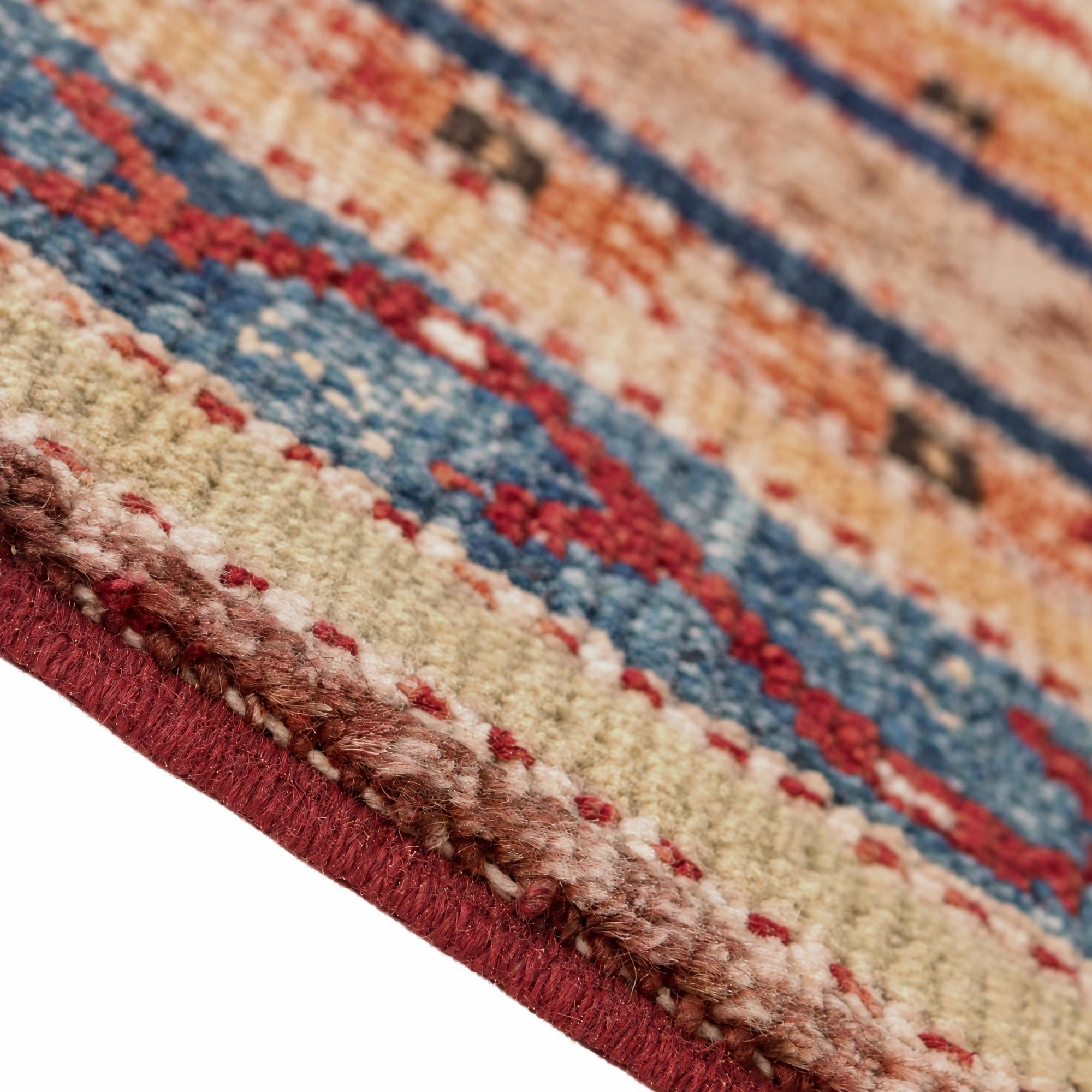 40cm x 60cm Hand Knotted Ziegler Rug
