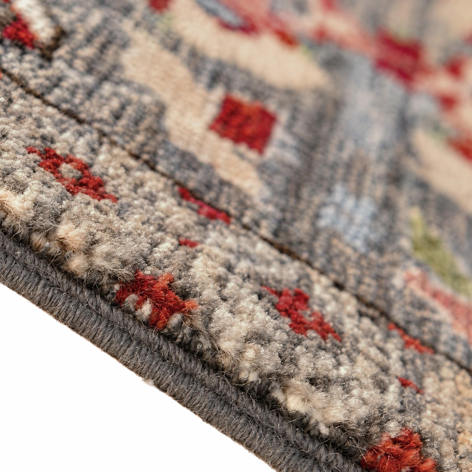 40cm x 60cm Hand Knotted Ziegler Rug