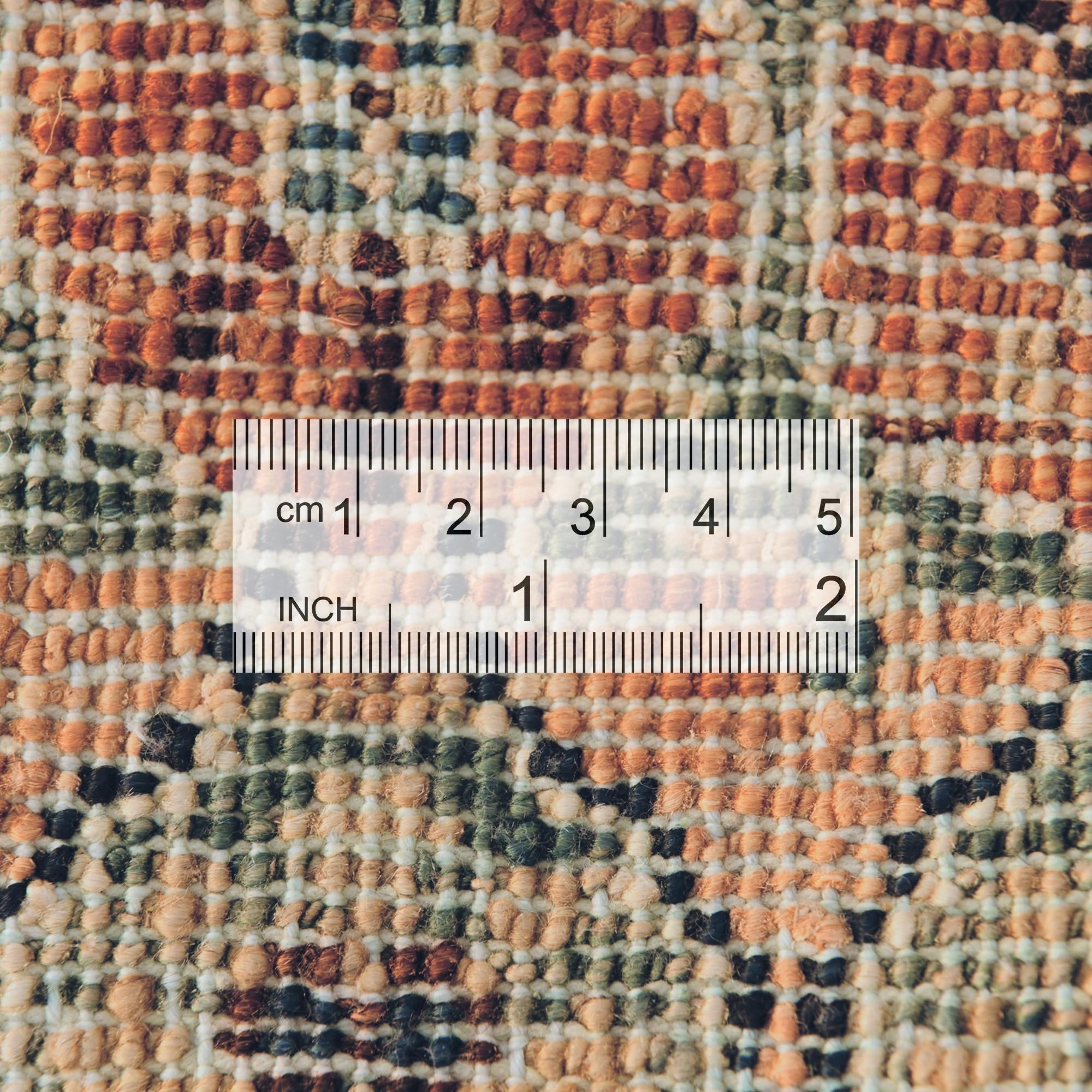 1' 4 x 2' Hand Knotted Ziegler Rug