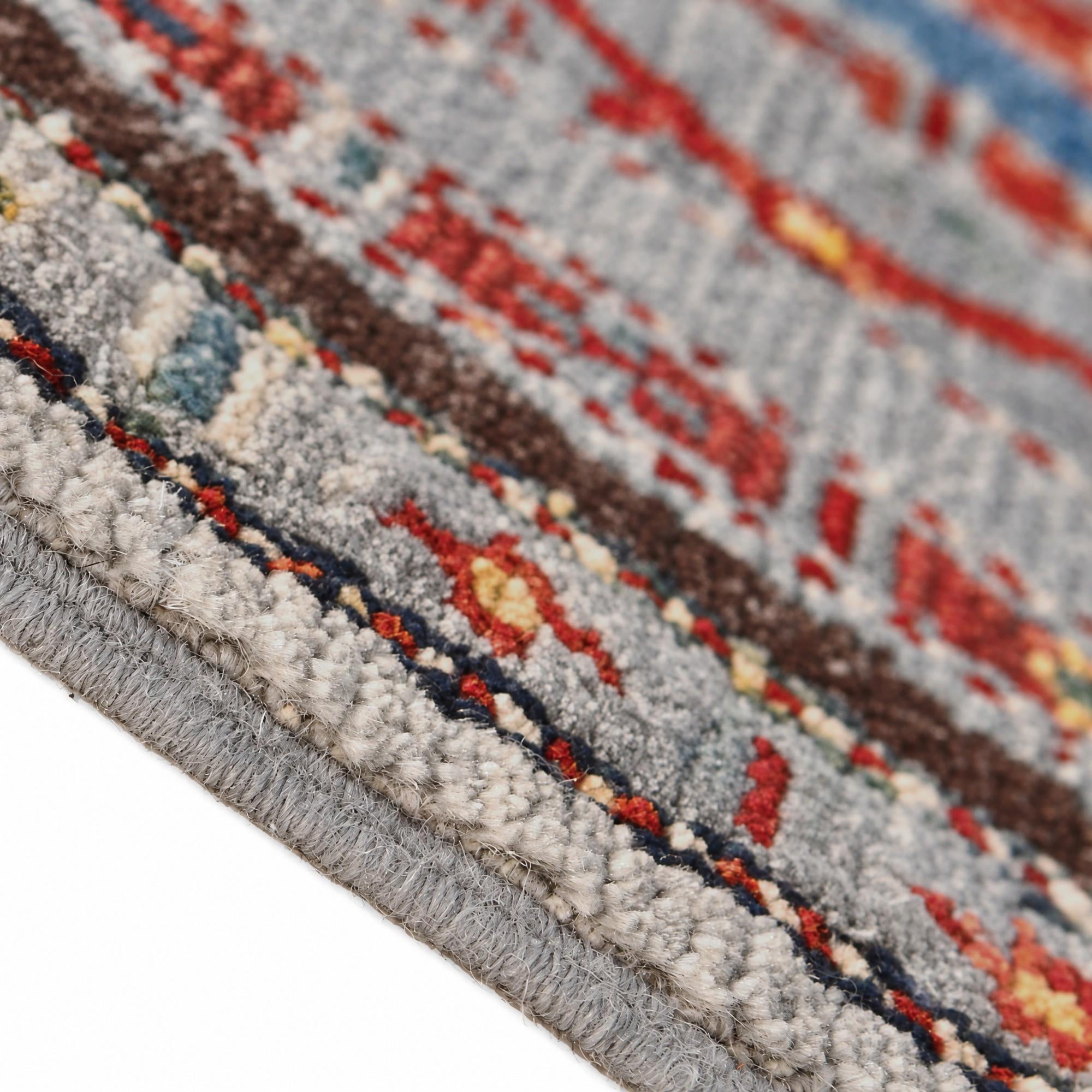 40cm x 65cm Hand Knotted Ziegler Rug