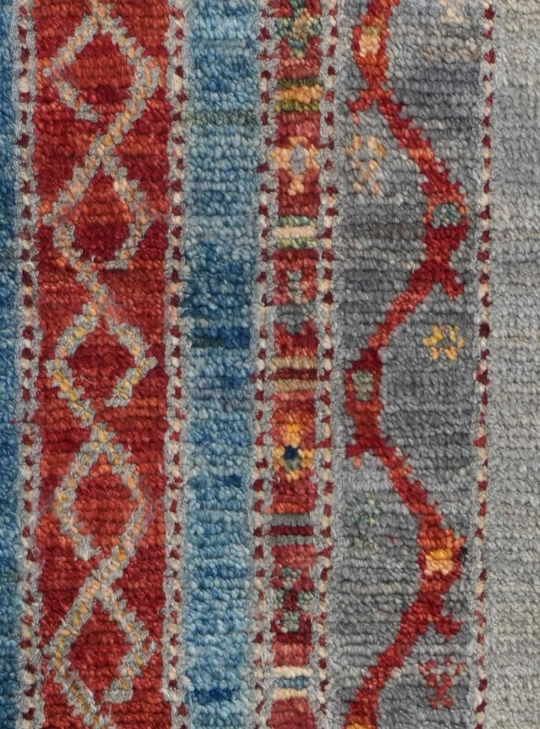 1' 4 x 2' 1 Hand Knotted Ziegler Rug