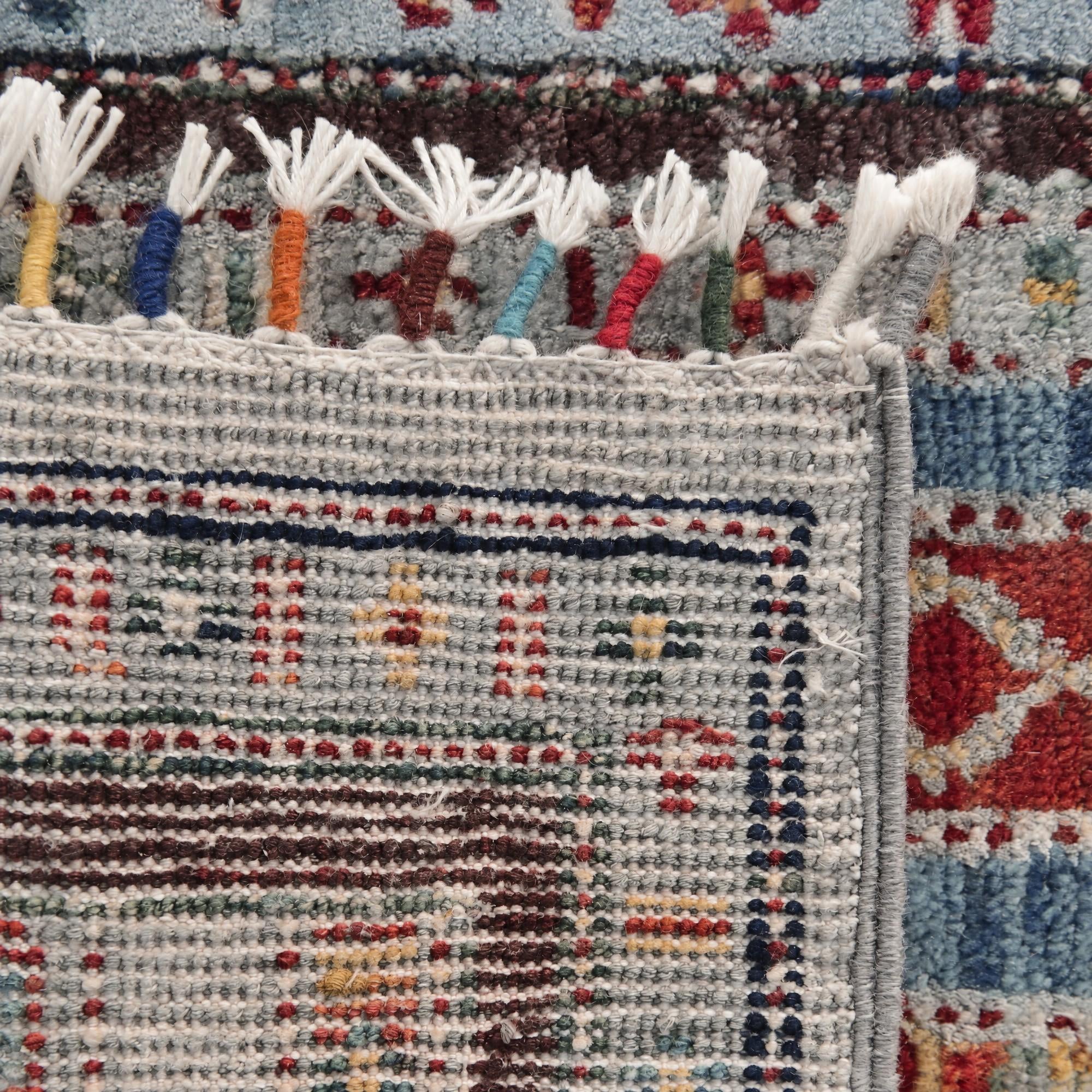 40cm x 65cm Hand Knotted Ziegler Rug