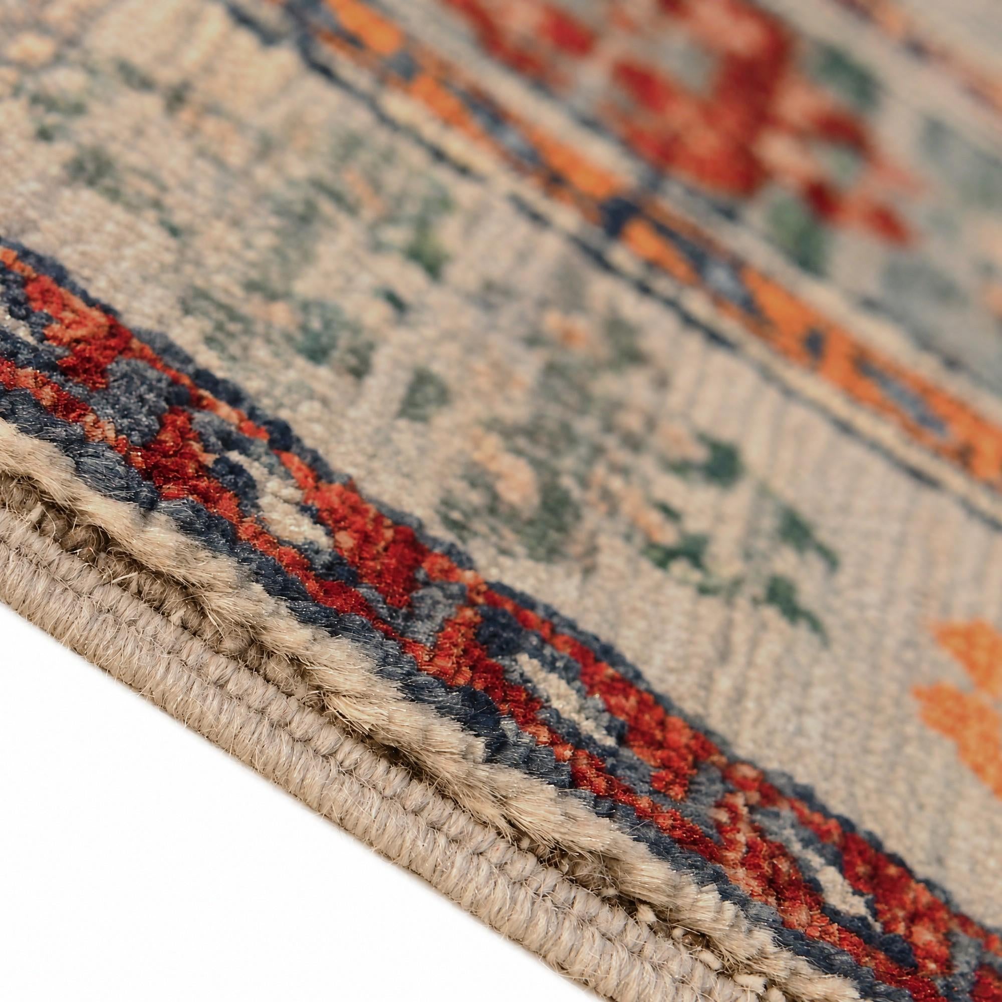 40cm x 60cm Hand Knotted Ziegler Rug