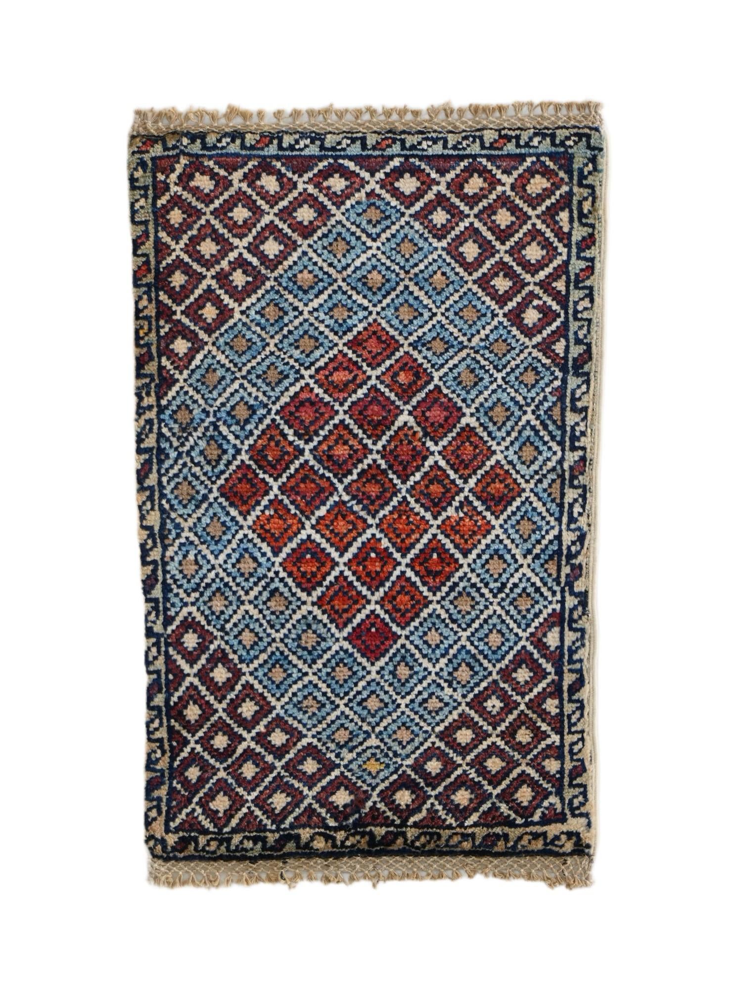 1' 4 x 2' Hand Knotted Ziegler Rug