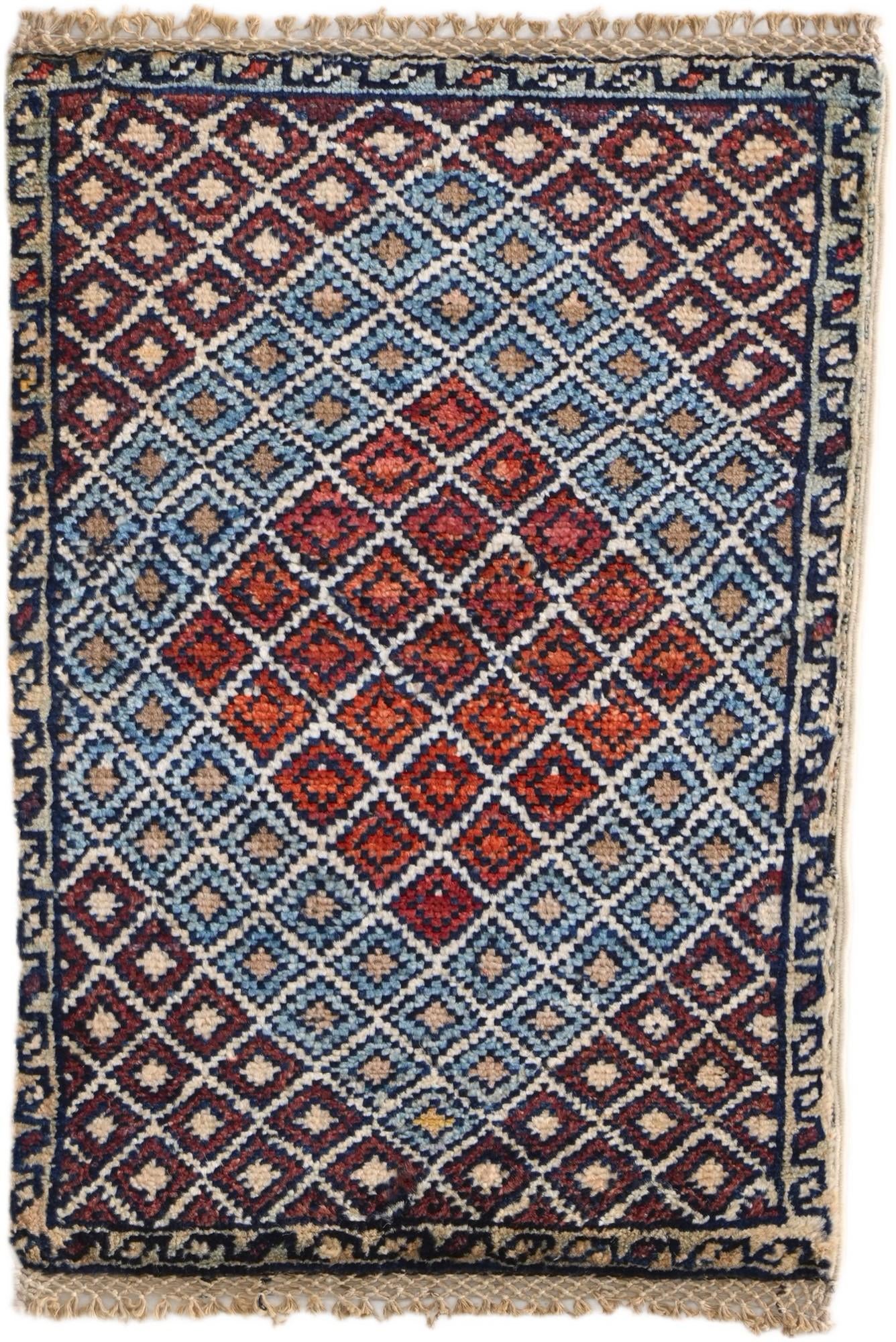 1' 4 x 2' Hand Knotted Ziegler Rug