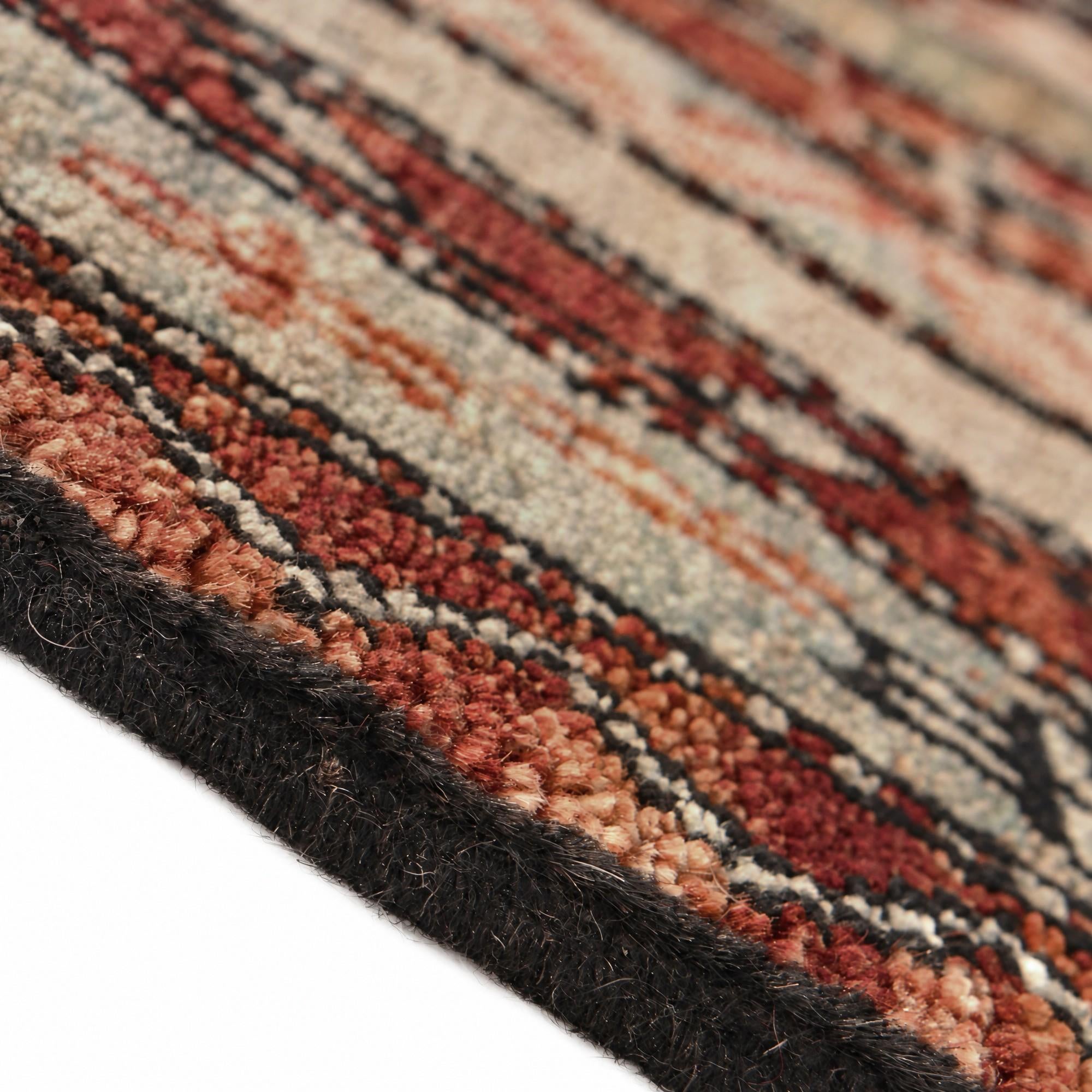 Detail image 8 of 12: 1' 7 x 2' Hand Knotted Ziegler Rug