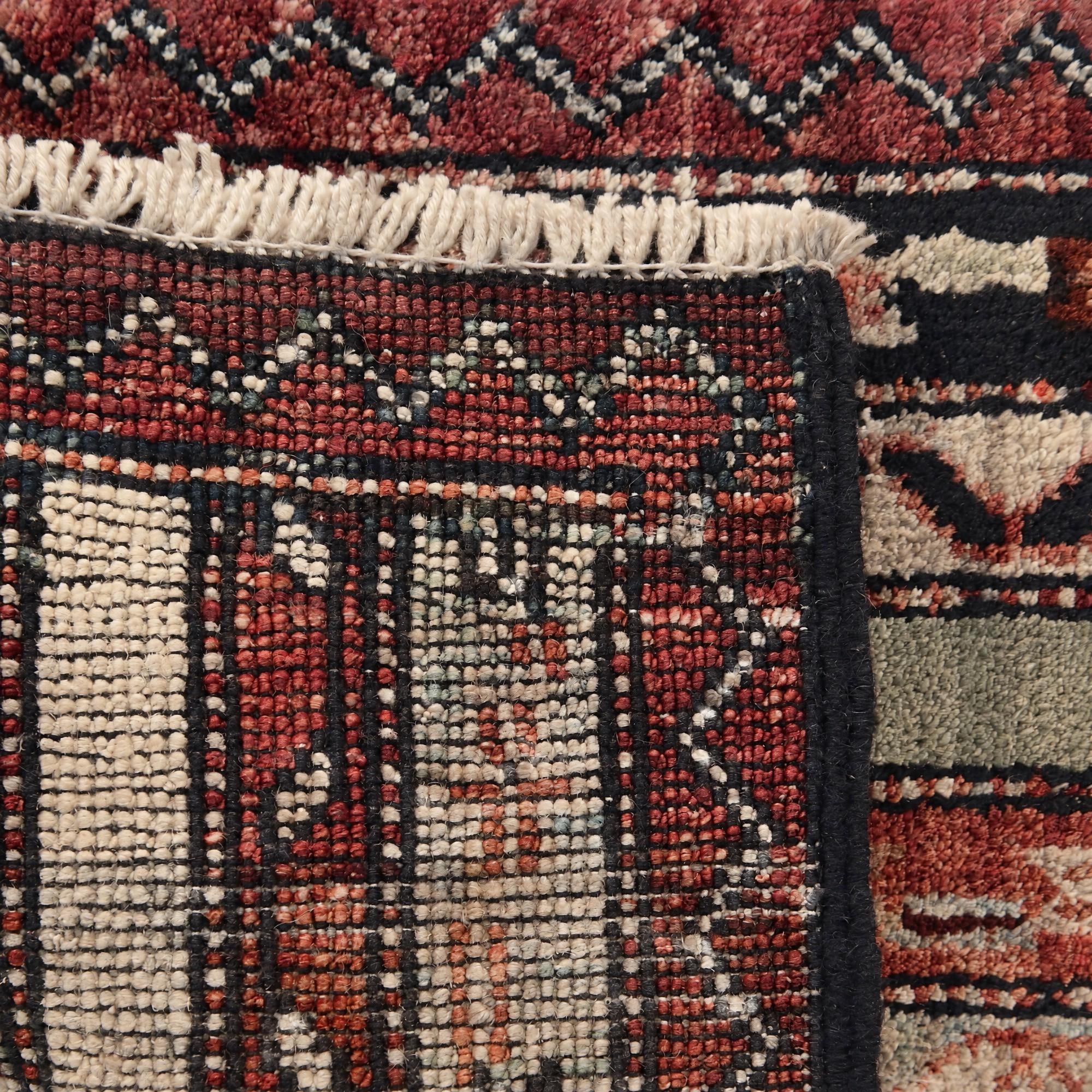 Detail image 12 of 12: 1' 7 x 2' Hand Knotted Ziegler Rug