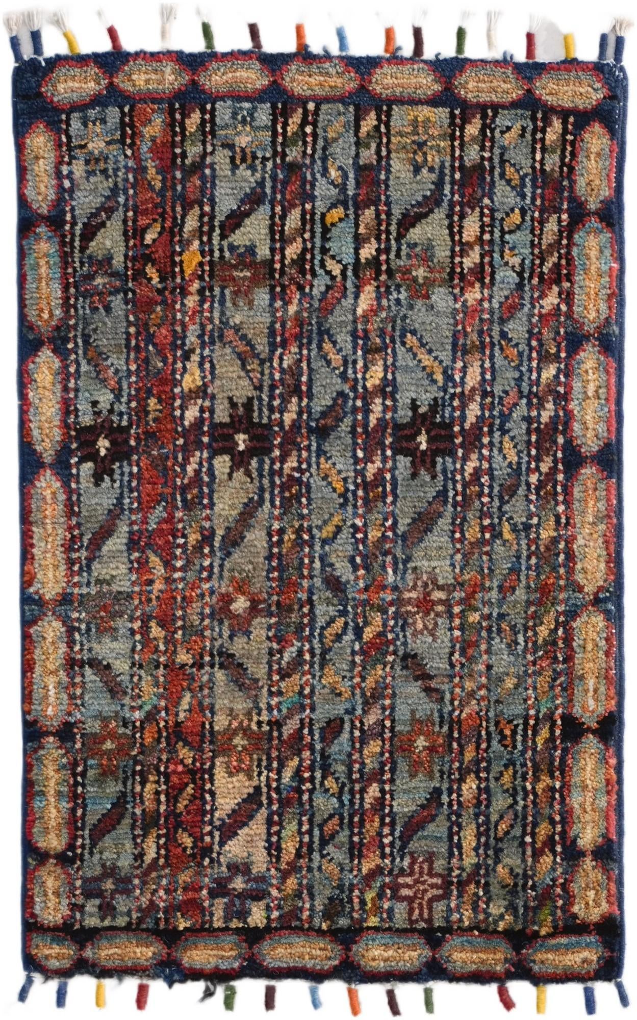 1' 3 x 2' Hand Knotted Ziegler Rug