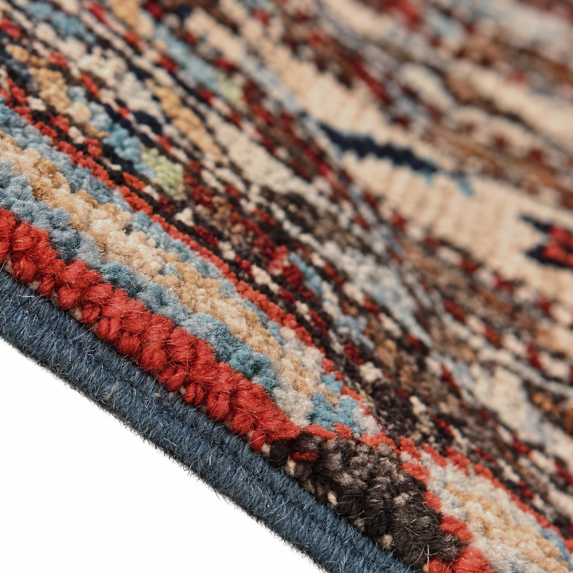 45cm x 60cm Hand Knotted Ziegler Rug