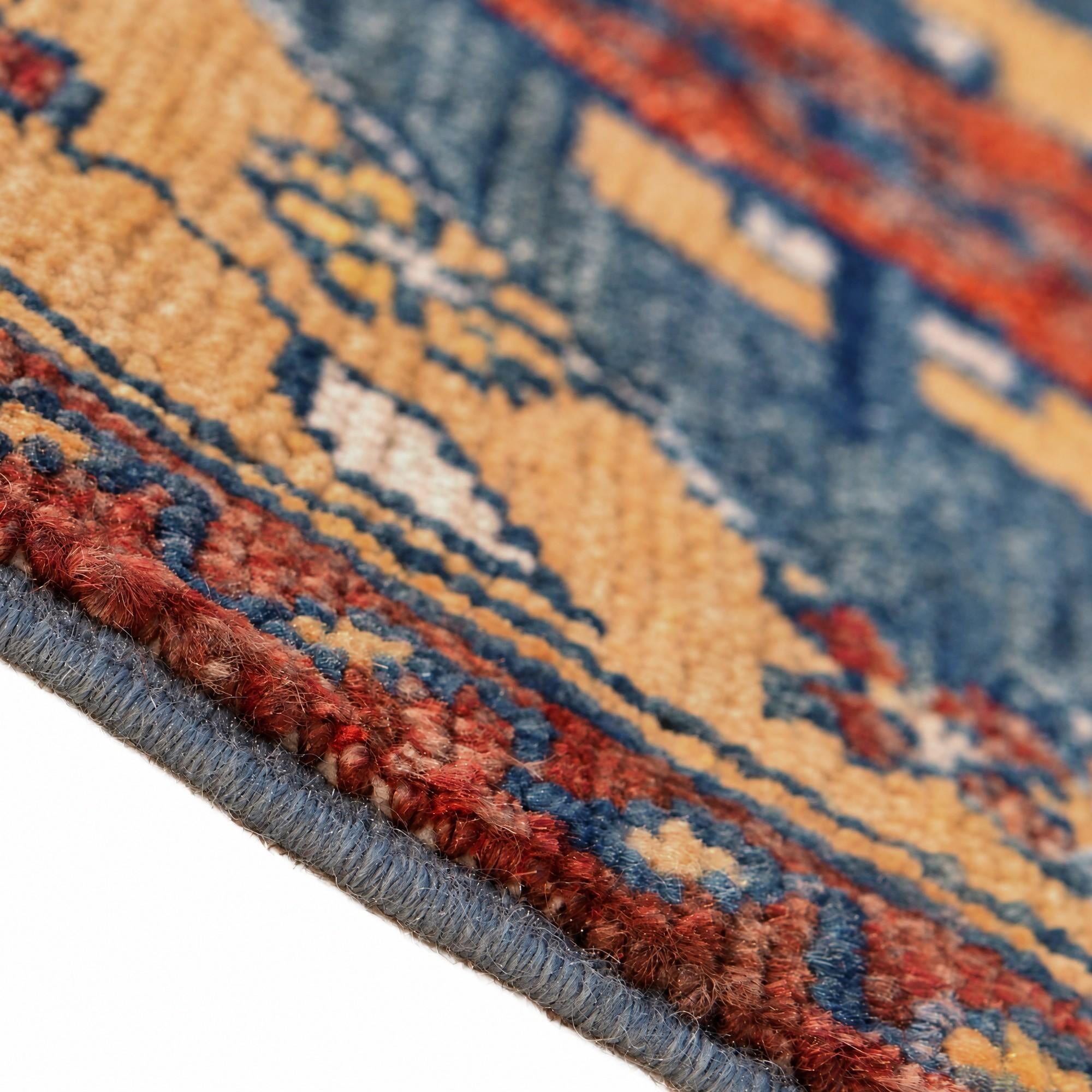 Detail image 8 of 12: 1' 4 x 2' Hand Knotted Ziegler Rug