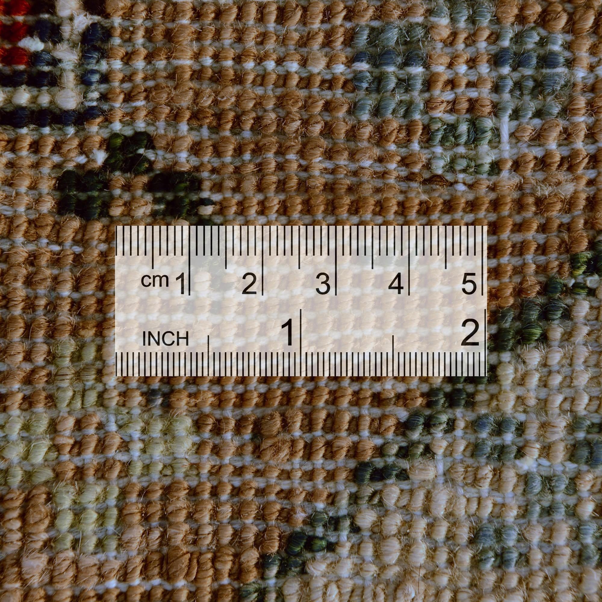40cm x 60cm Hand Knotted Ziegler Rug