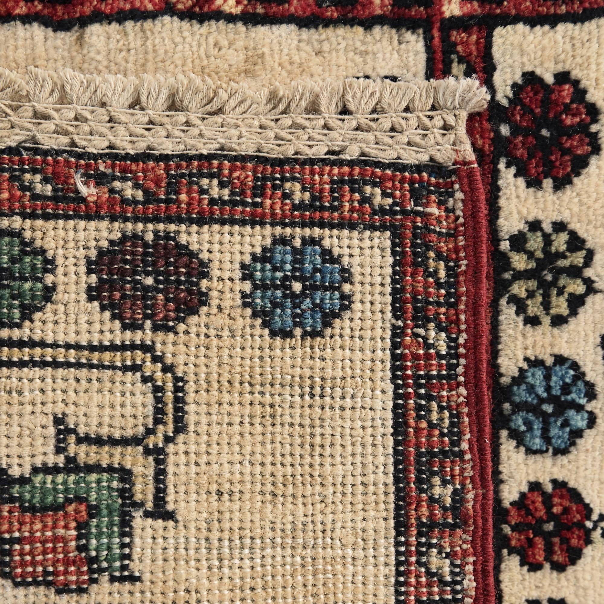 40cm x 60cm Hand Knotted Ziegler Rug