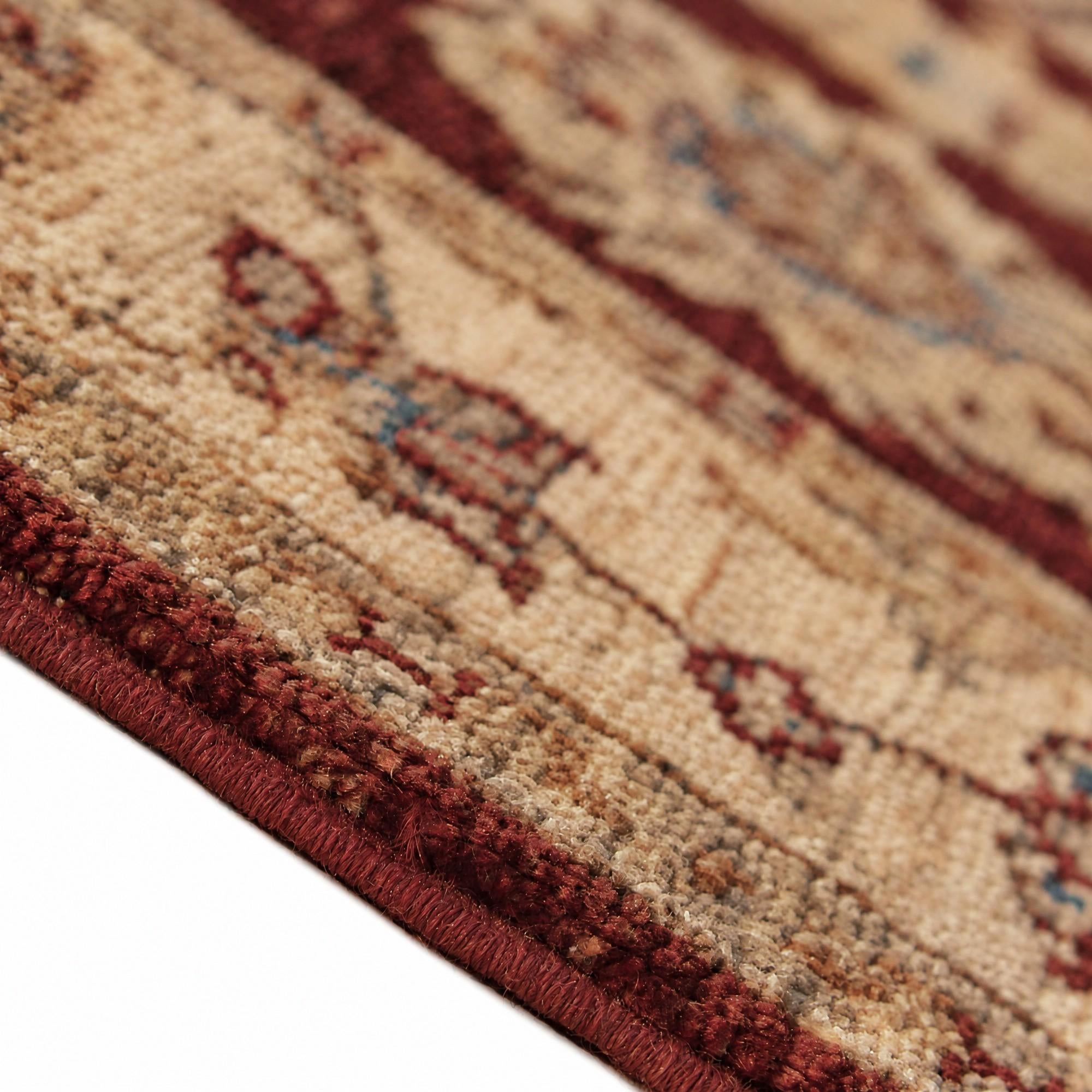 90cm x 140cm Hand Knotted Ziegler Rug