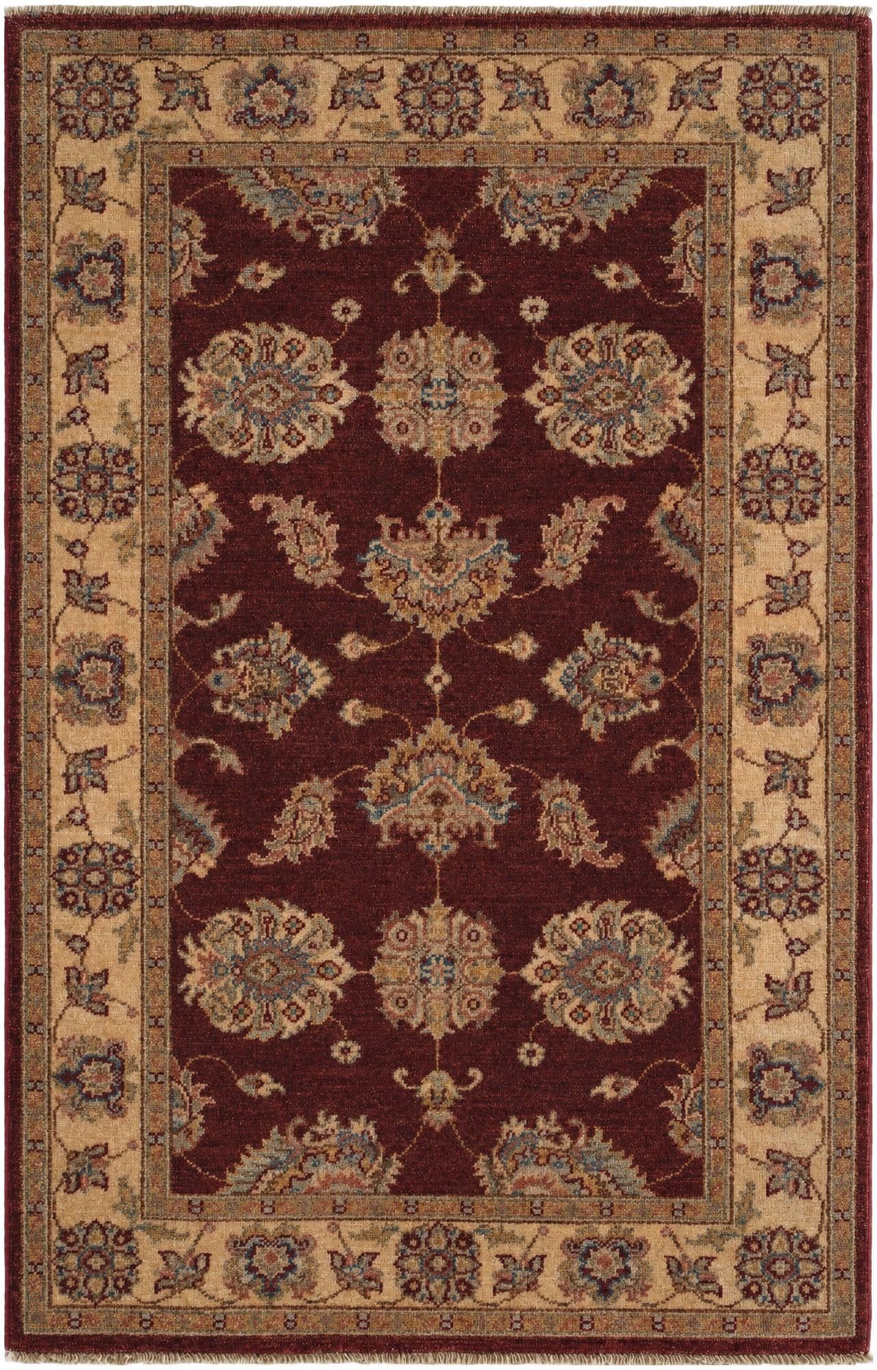 2' 11 x 4' 7 Hand Knotted Ziegler Rug
