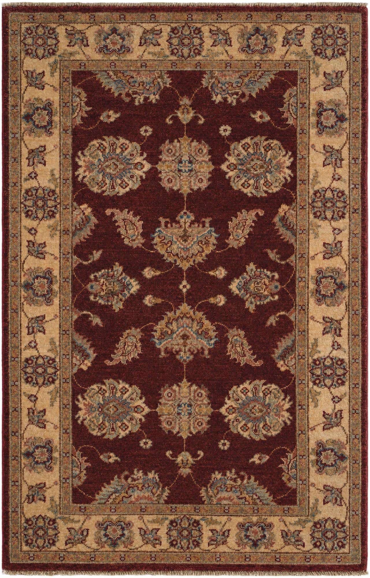 2' 11 x 4' 7 Hand Knotted Ziegler Rug