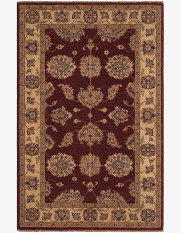 2' 11 x 4' 7 Hand Knotted Ziegler Rug